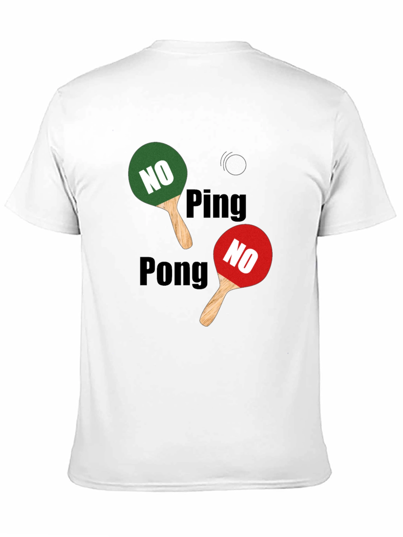 No Ping Pong T-Shirt - Funny Sport Tee