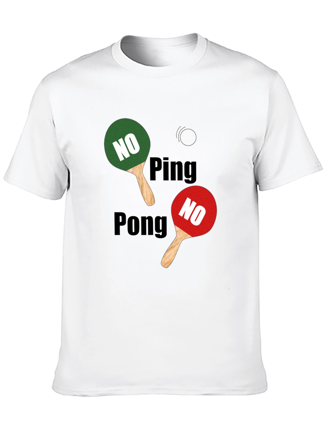 No Ping Pong T-Shirt - Funny Sport Tee