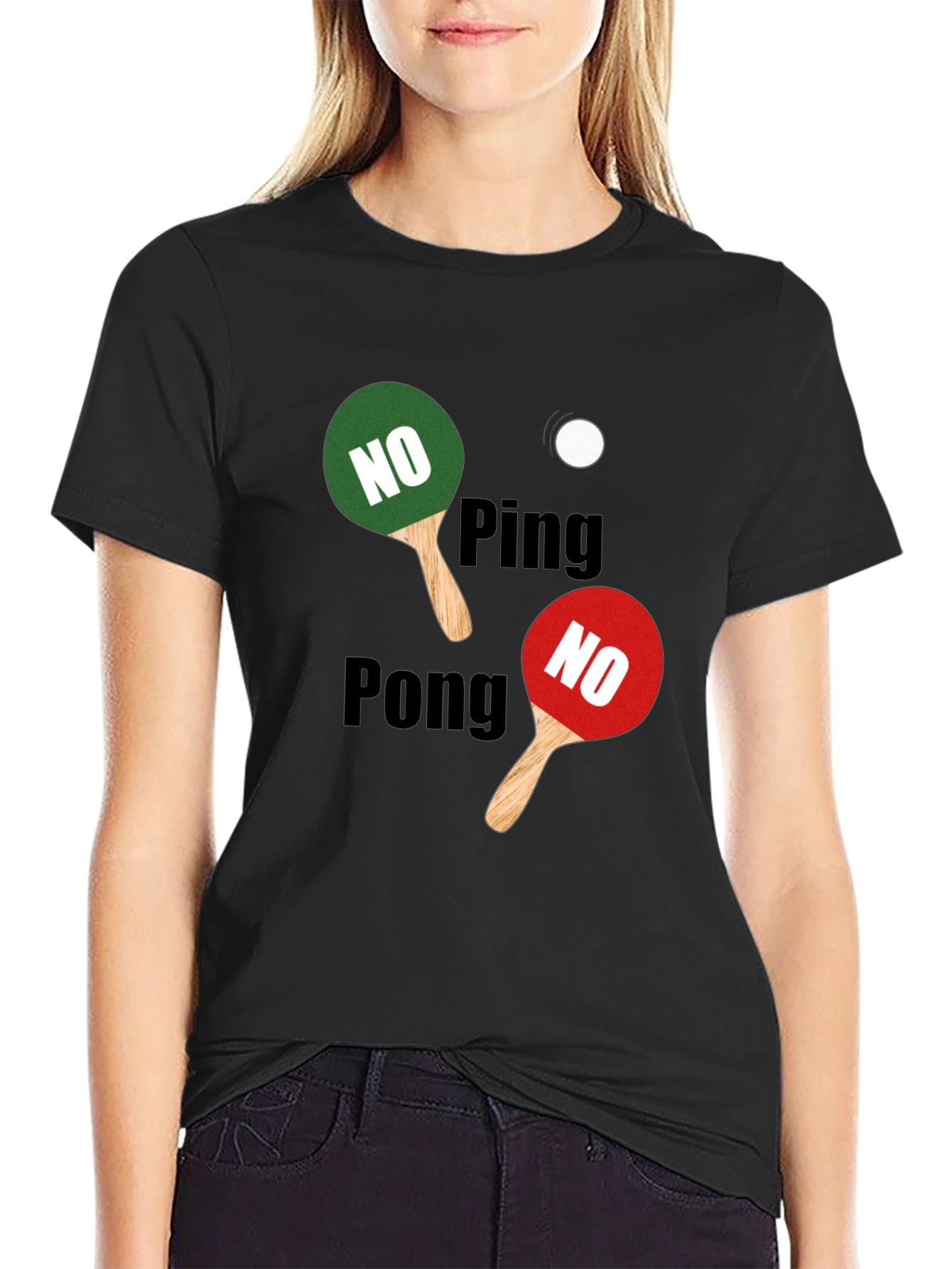 No Ping Pong T-Shirt - Funny Sport Tee