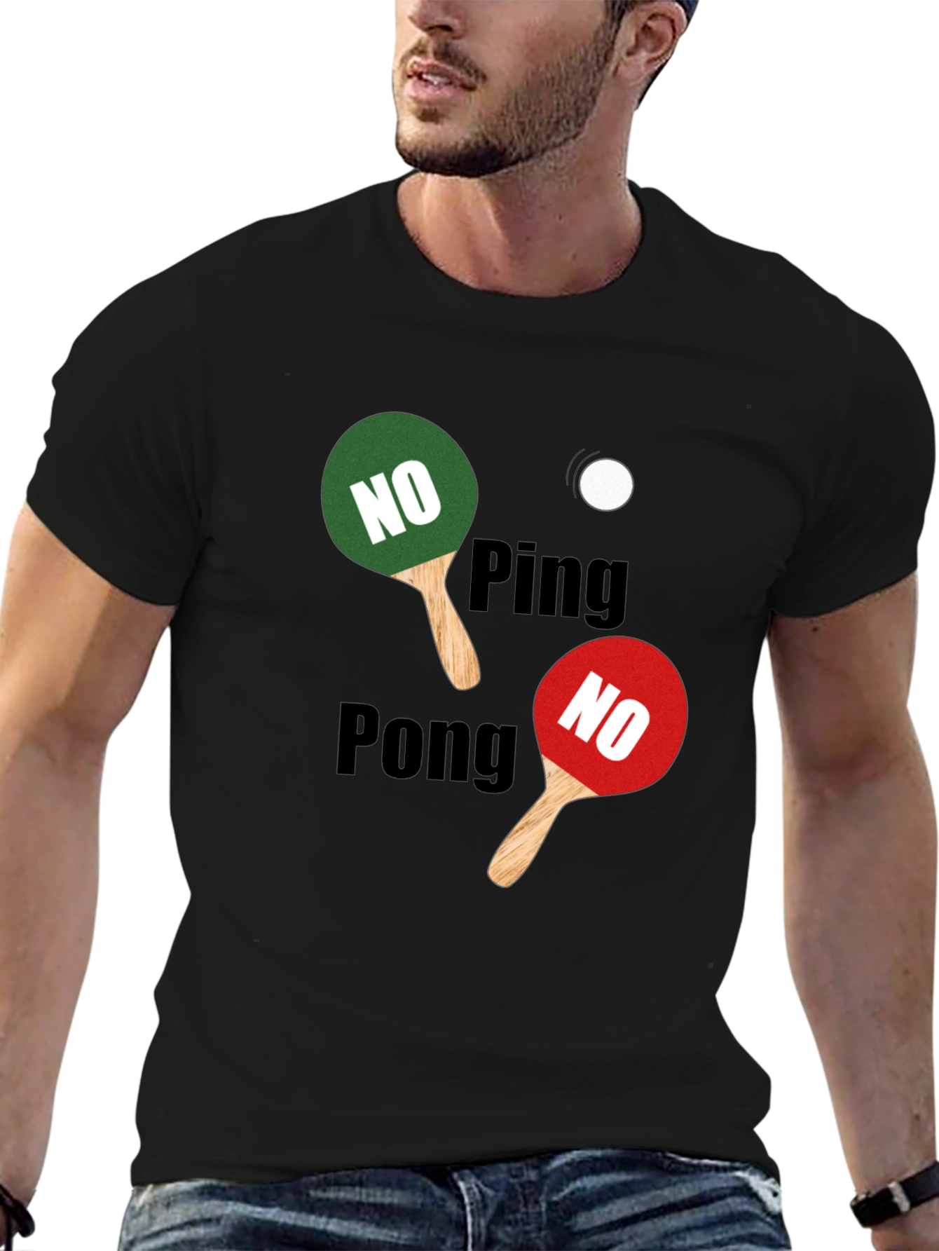 No Ping Pong T-Shirt - Funny Sport Tee