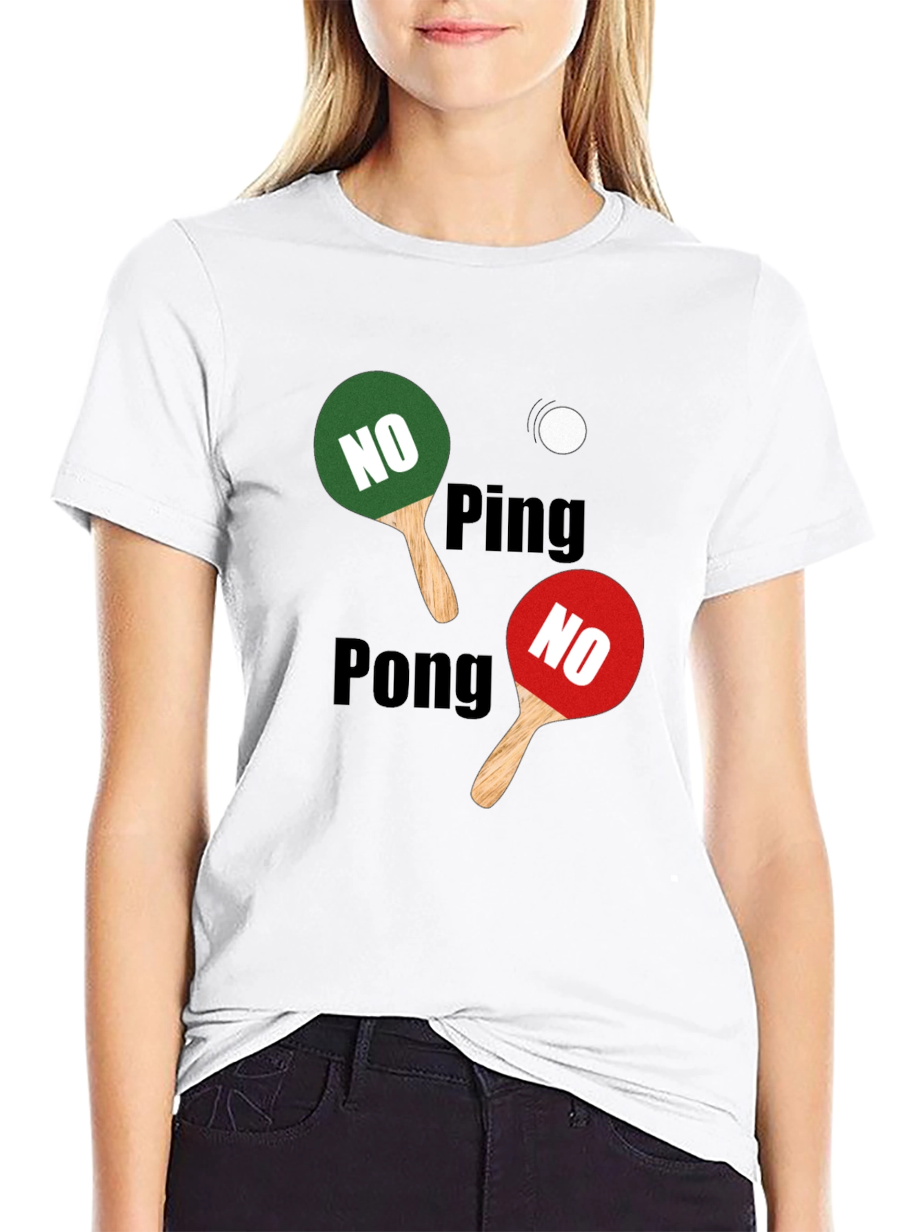 No Ping Pong T-Shirt - Funny Sport Tee