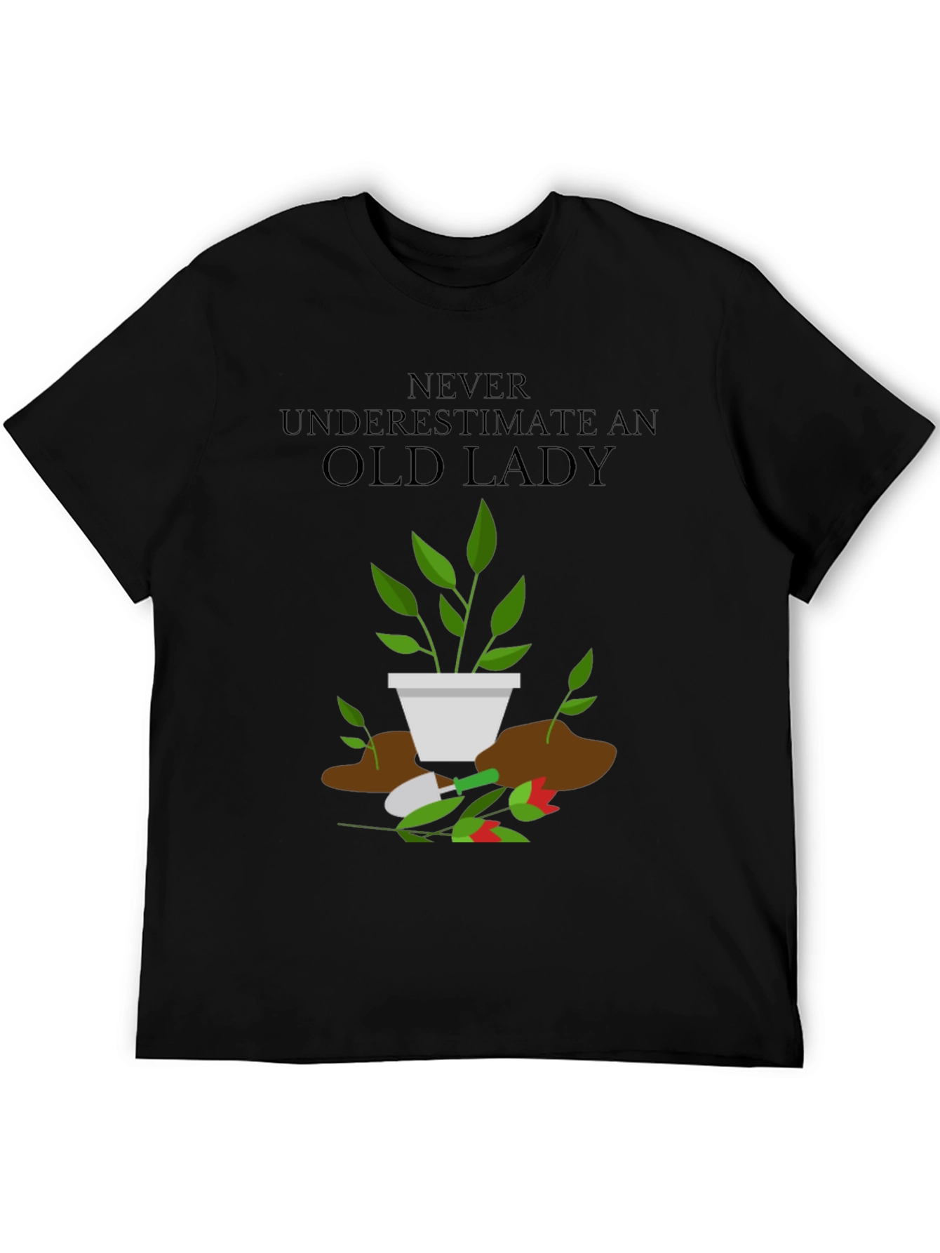 Funny Gardener Old Lady T-Shirt