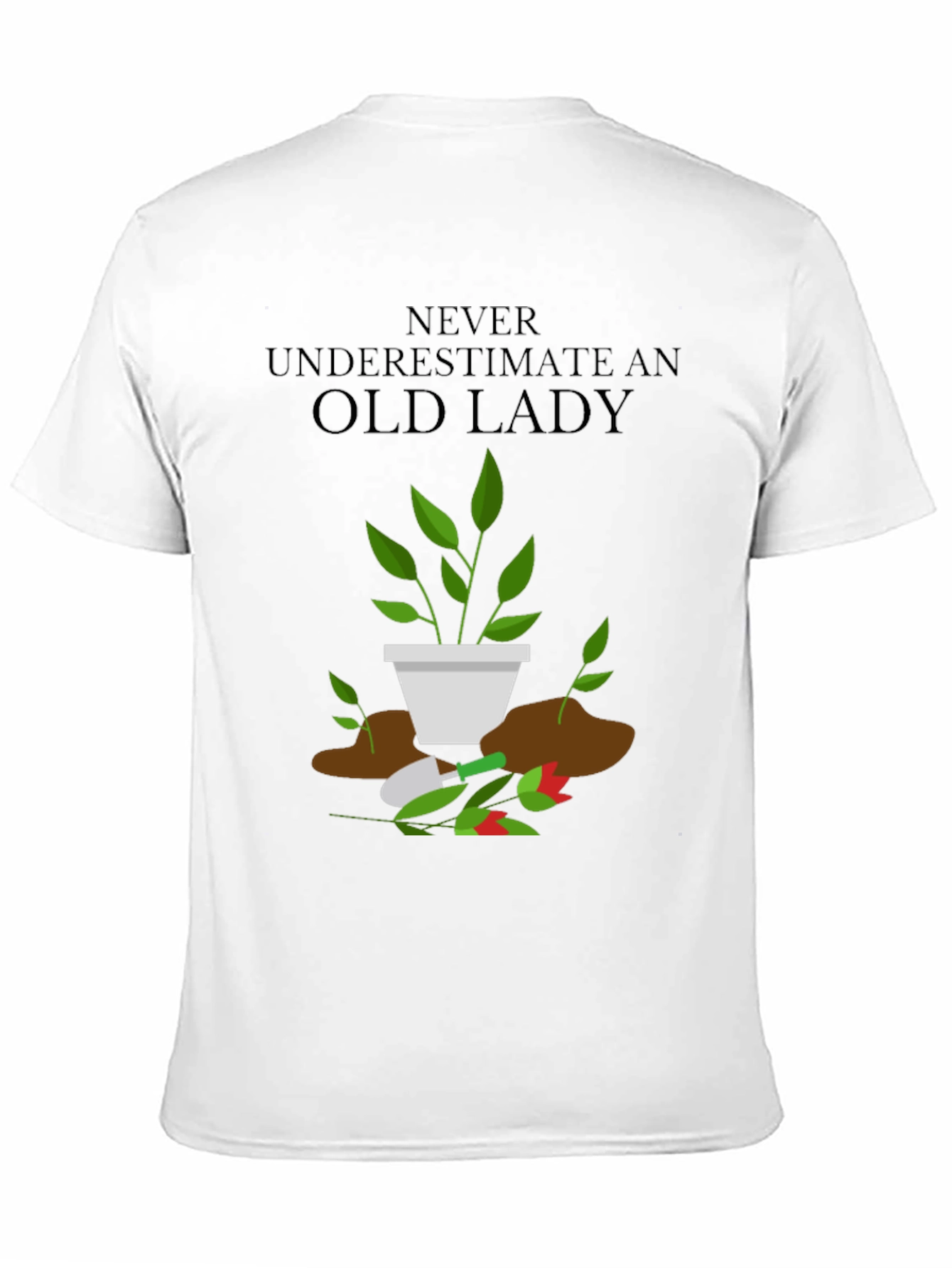 Funny Gardener Old Lady T-Shirt