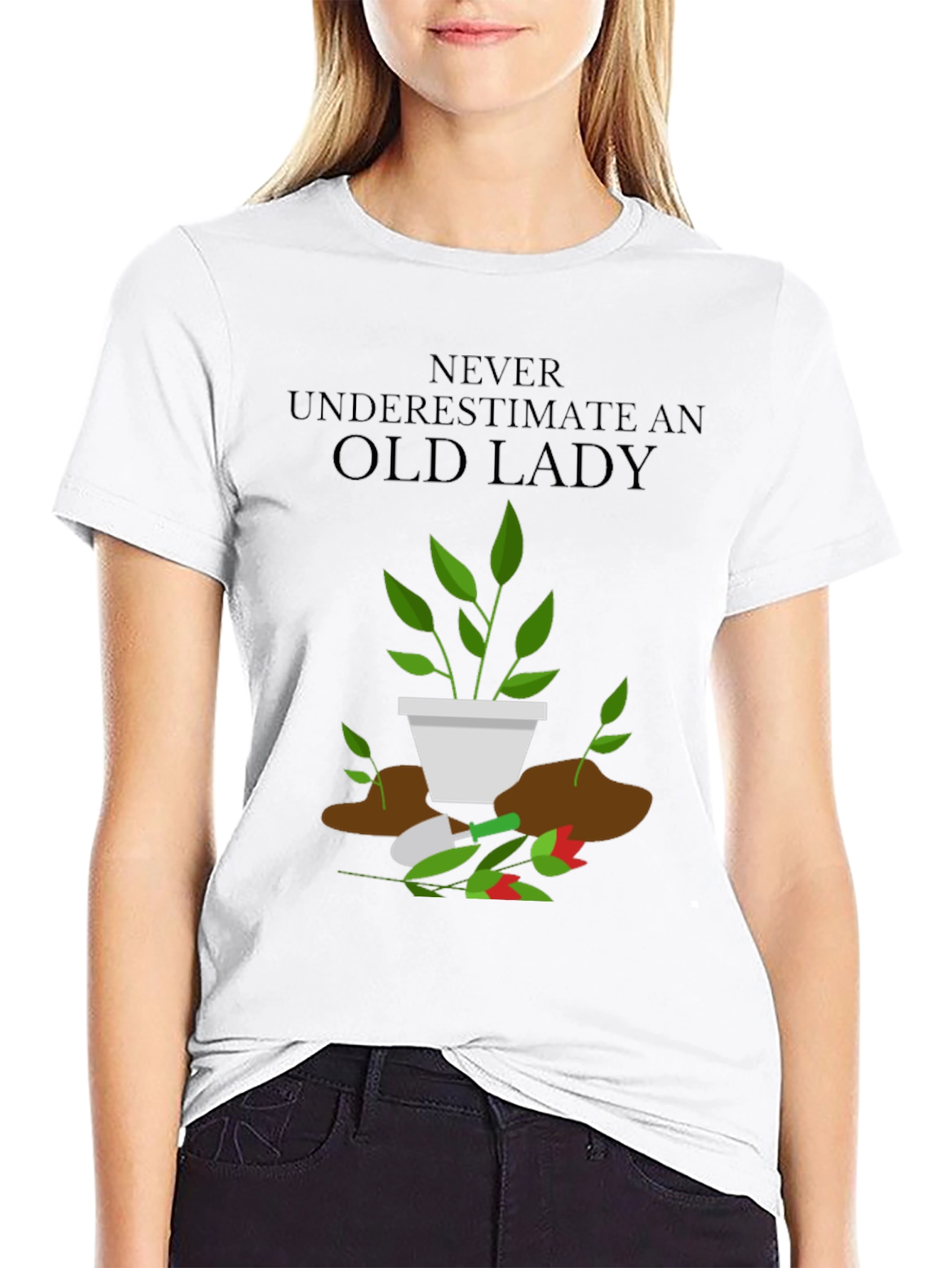 Funny Gardener Old Lady T-Shirt