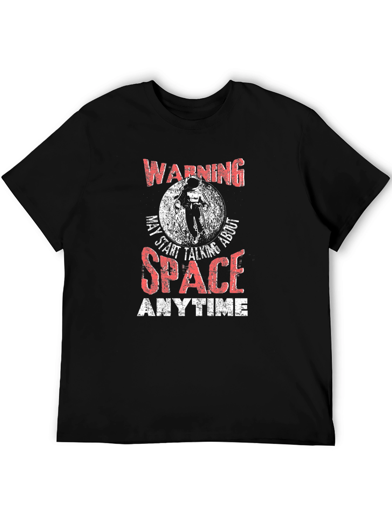 Warning Space T-Shirt - Astronaut Design