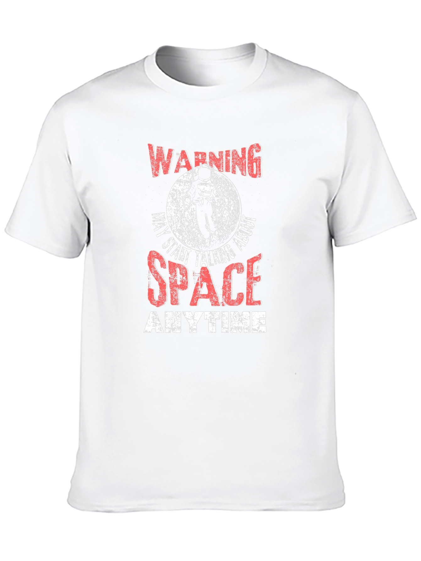 Warning Space T-Shirt - Astronaut Design