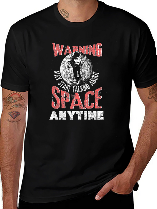 Warning Space T-Shirt - Astronaut Design
