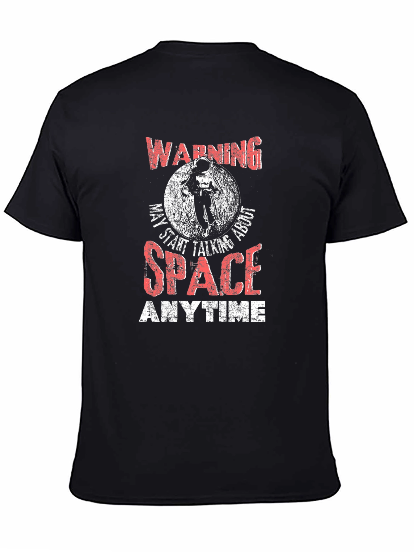Warning Space T-Shirt - Astronaut Design