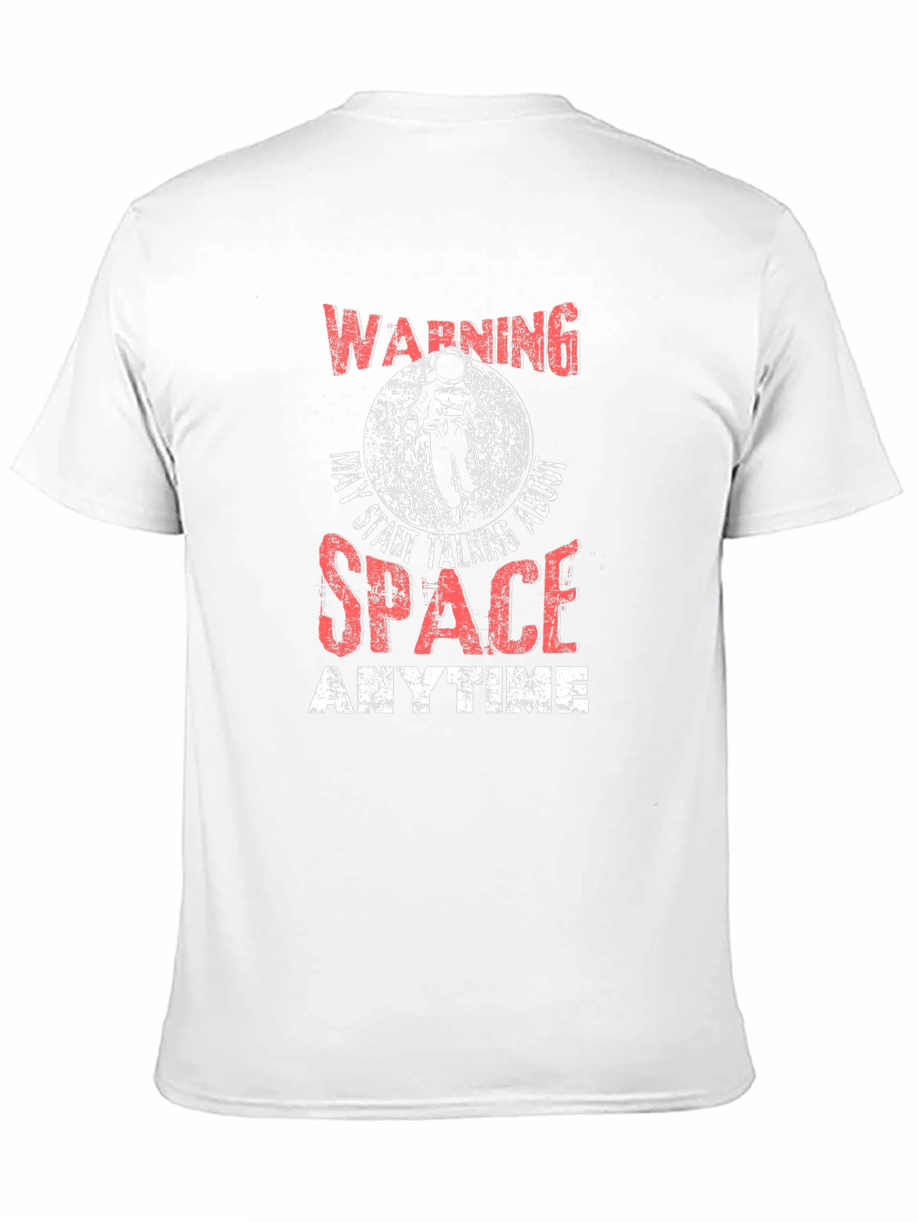Warning Space T-Shirt - Astronaut Design