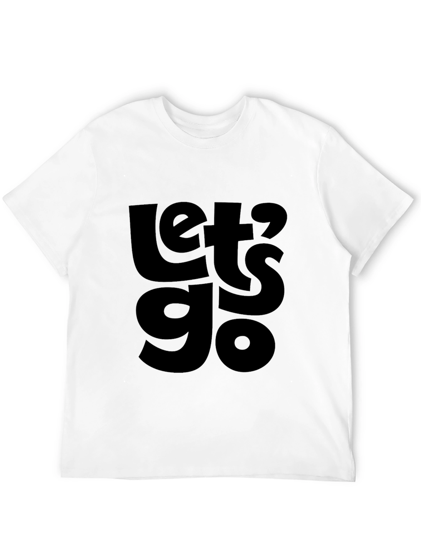 Lets Go Graphic Tee - Mens Black T-Shirt