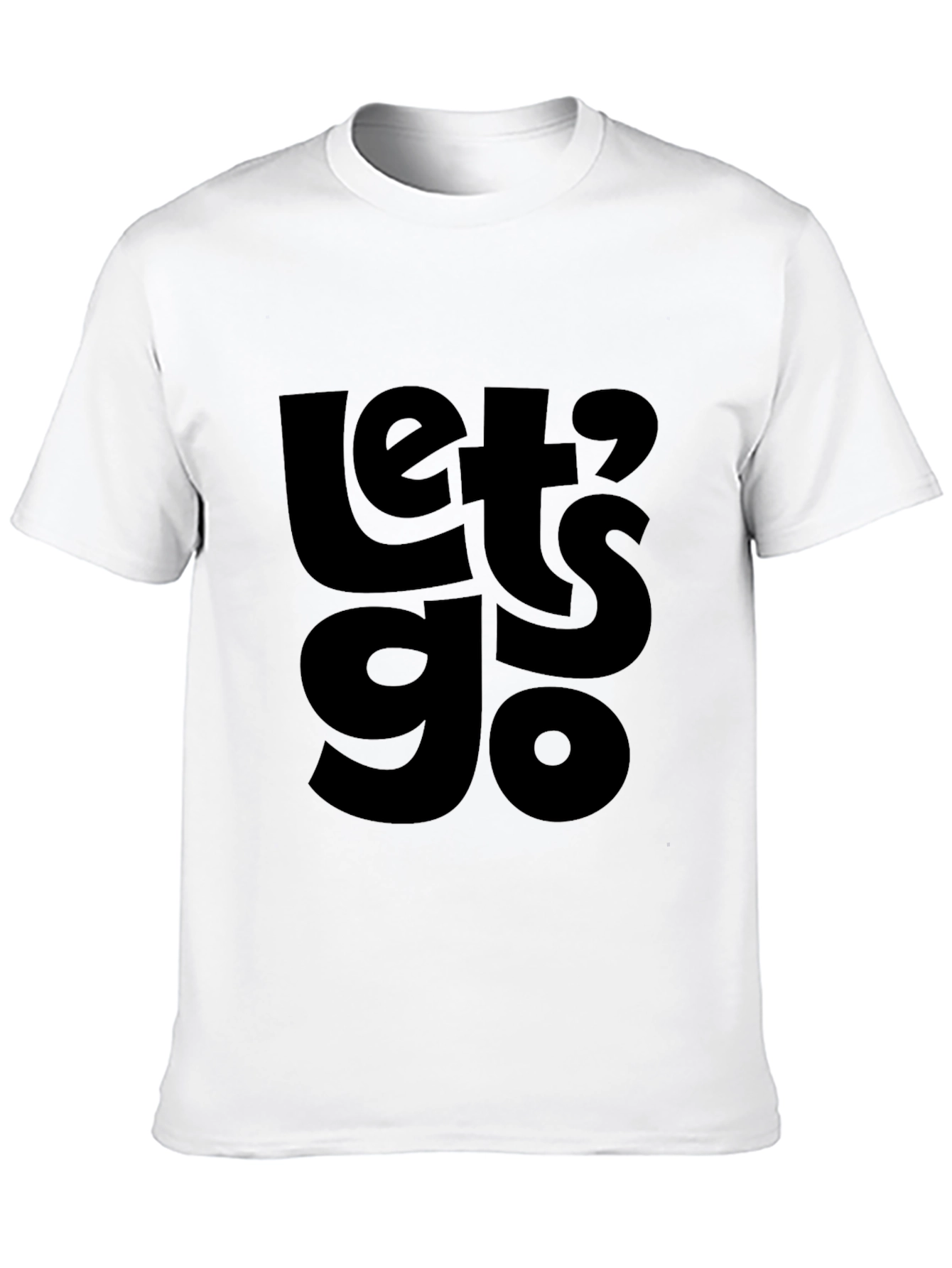 Lets Go Graphic Tee - Mens Black T-Shirt