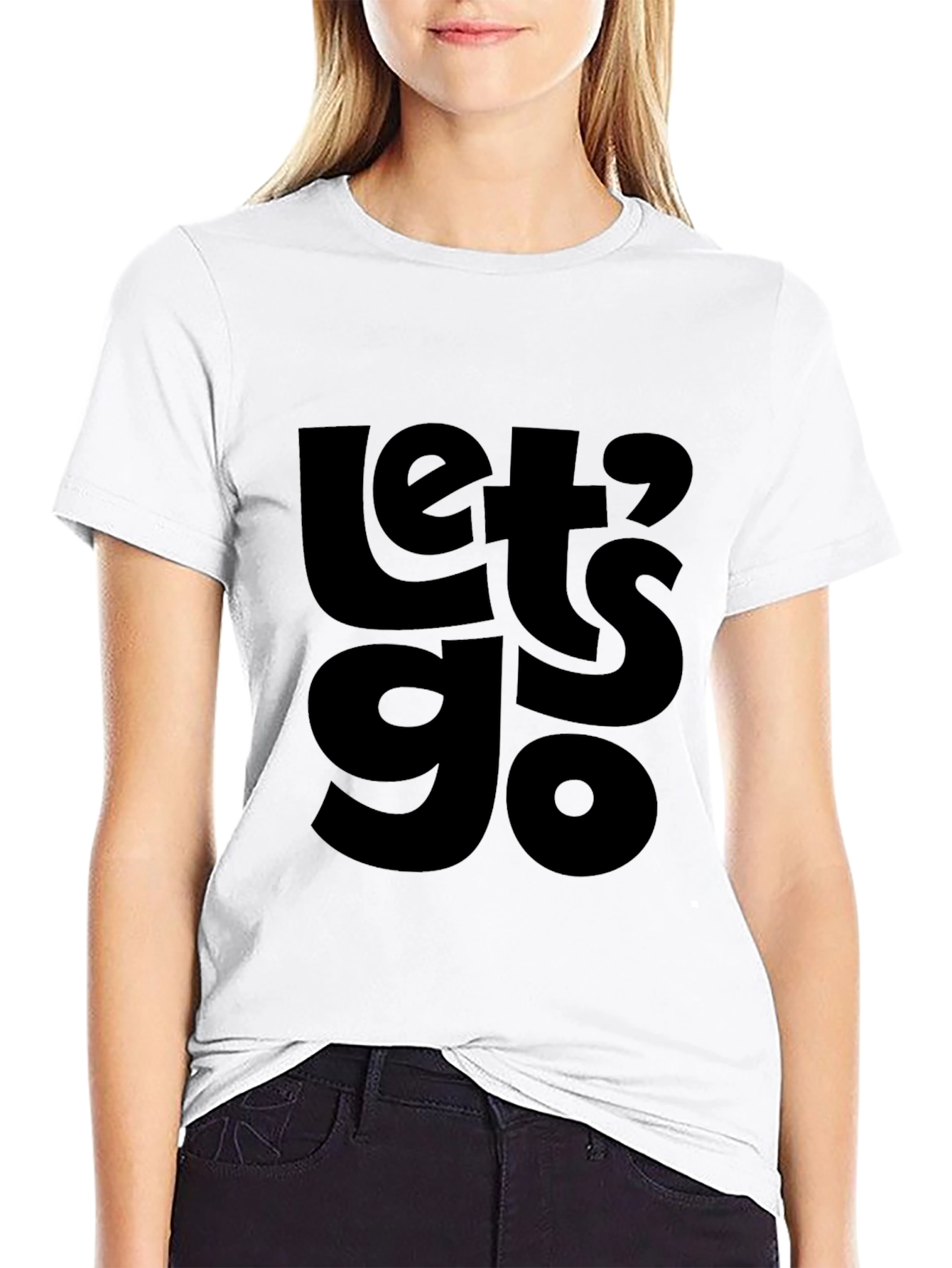 Lets Go Graphic Tee - Mens Black T-Shirt