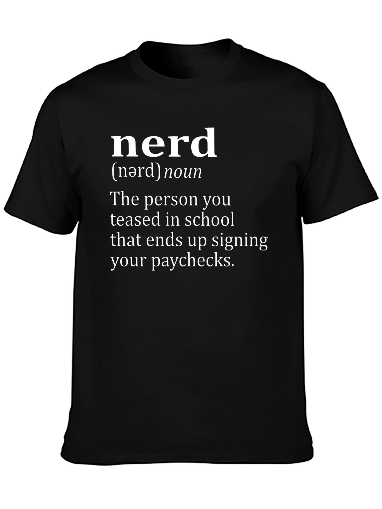 Nerd Definition T-Shirt - Funny Geeky Apparel