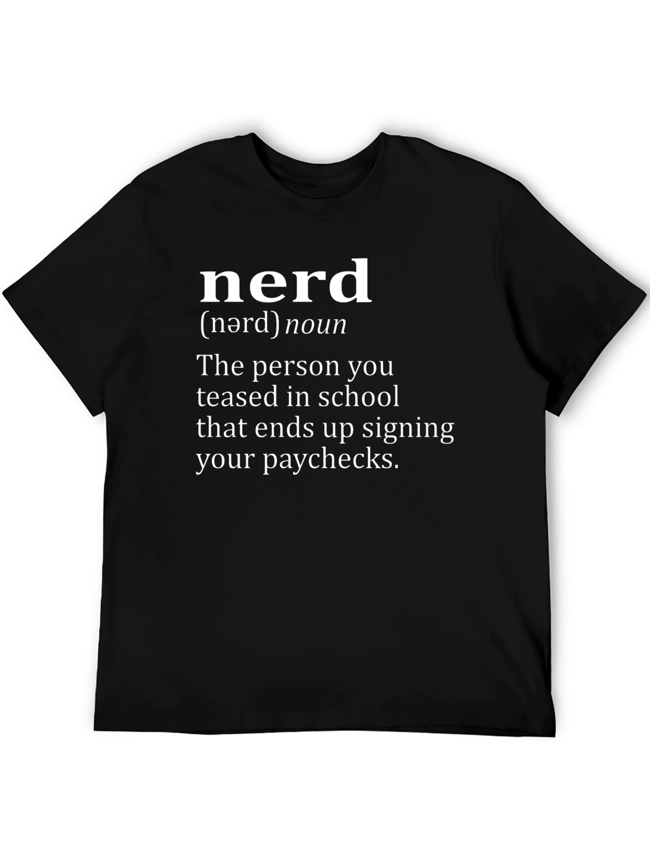 Nerd Definition T-Shirt - Funny Geeky Apparel