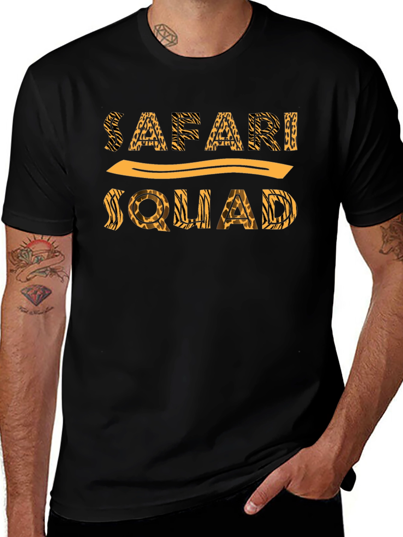 Safari Squad Black T-Shirt