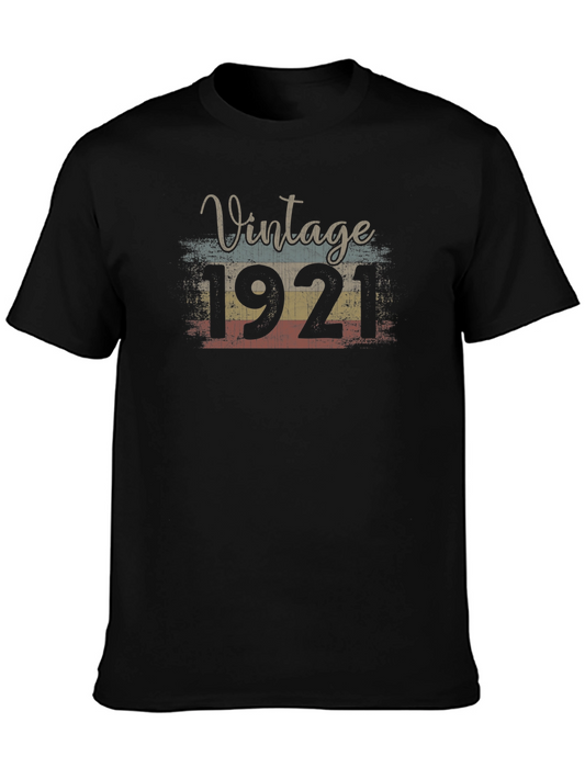 Vintage 1921 Graphic Tee - Retro Style T-Shirt