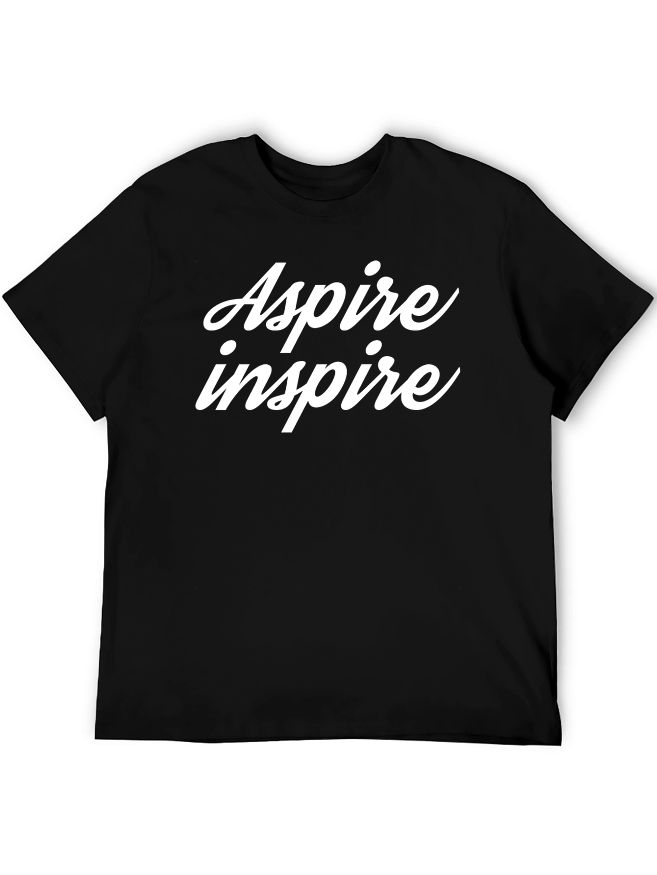 Aspire Inspire Graphic T-Shirt - Black
