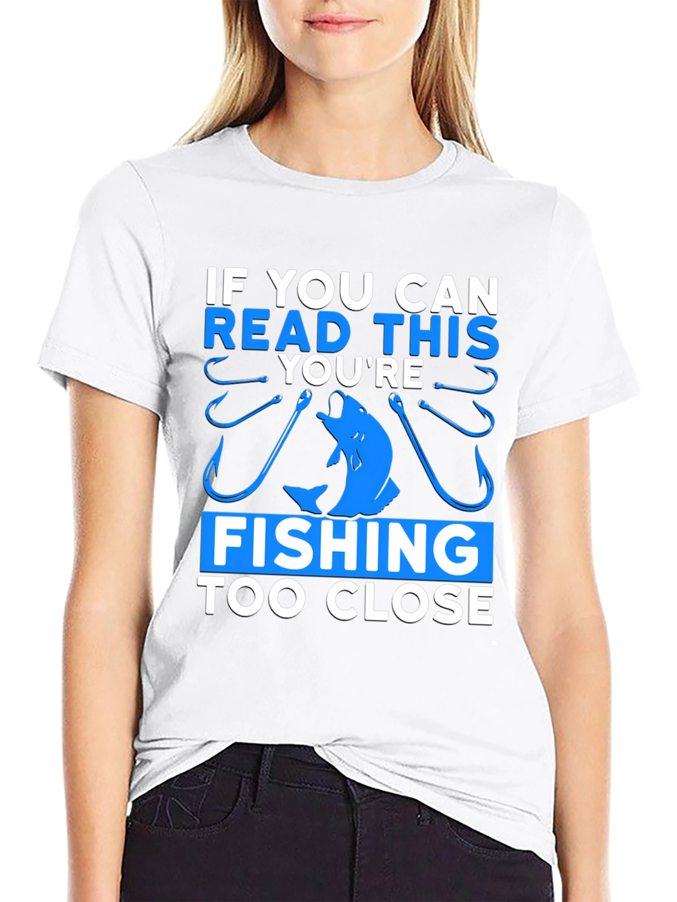 Fishing Too Close Graphic Tee