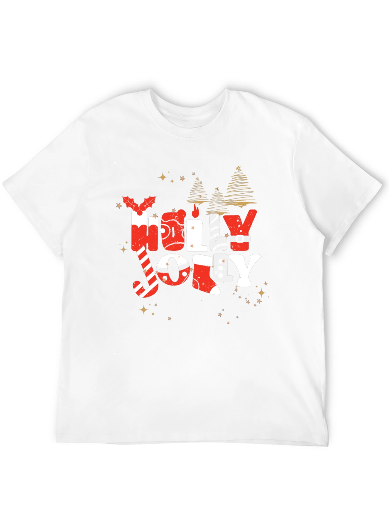 Festive Holly Jolly Christmas T-Shirt