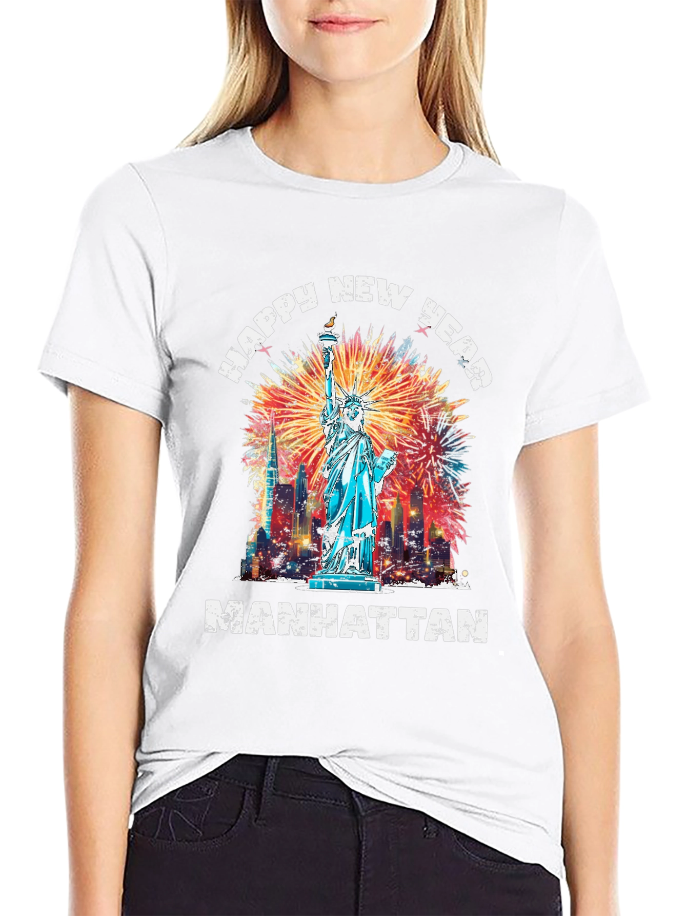 NY Happy New Year Manhattan T-Shirt
