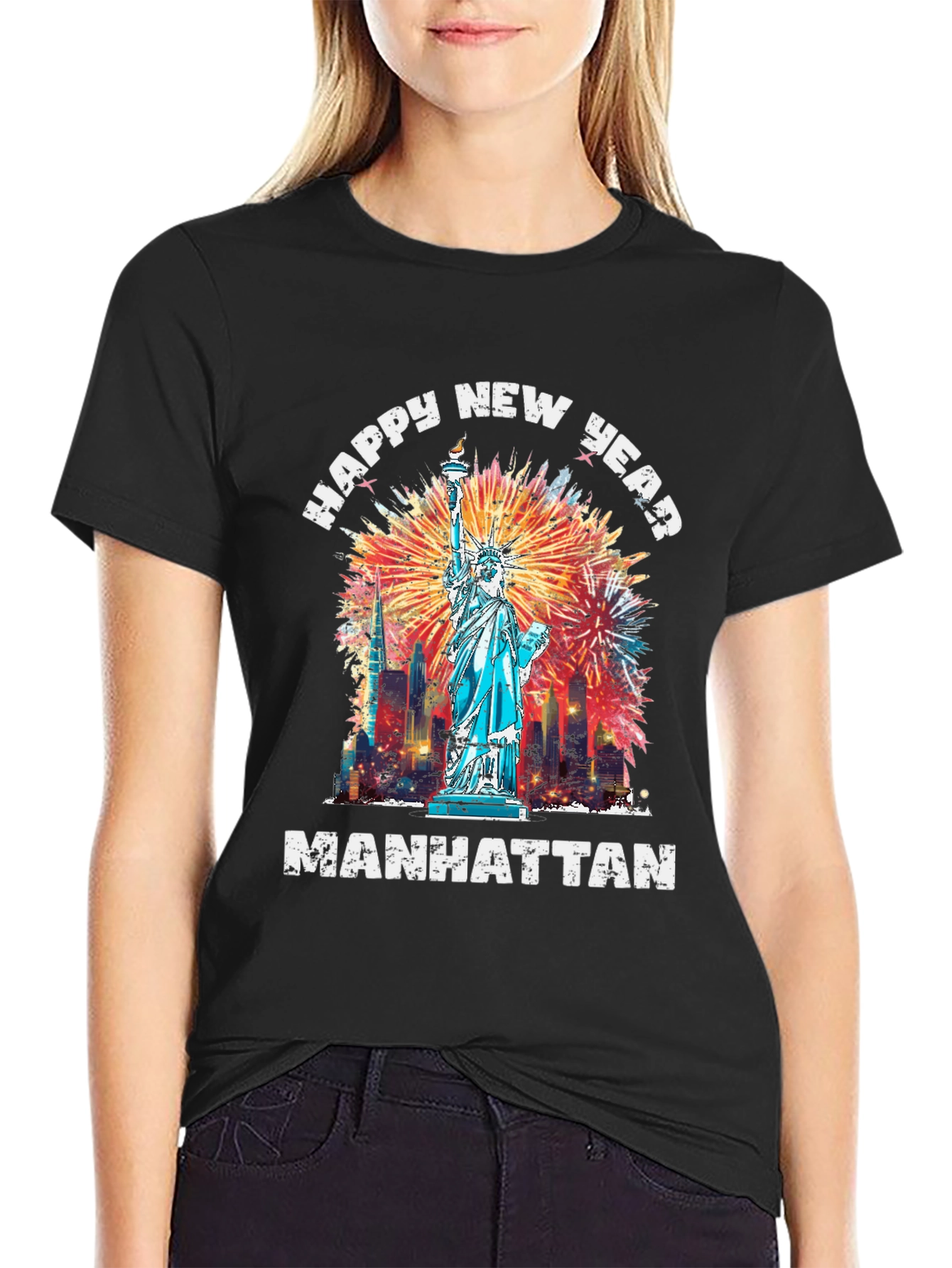 NY Happy New Year Manhattan T-Shirt