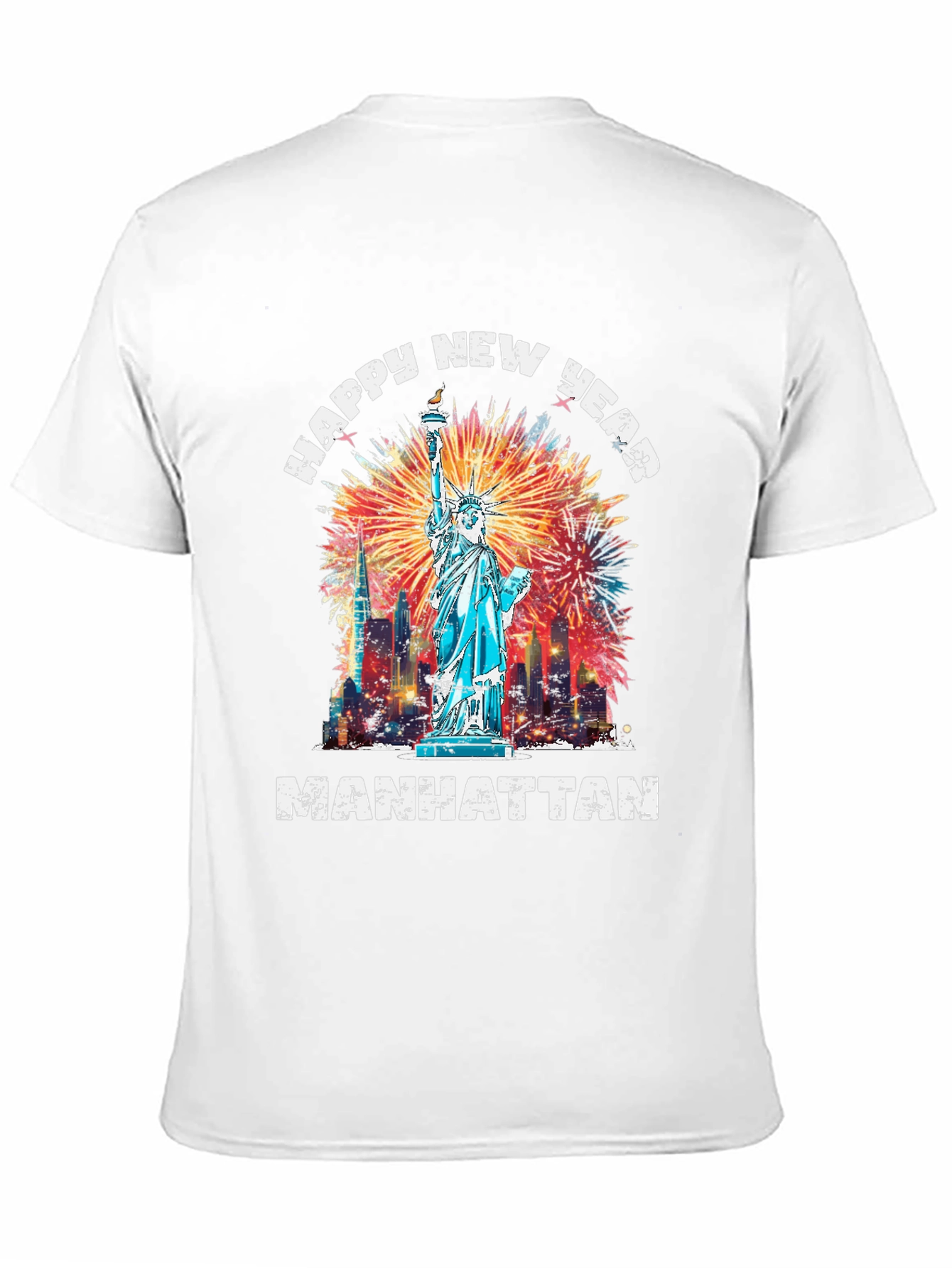 NY Happy New Year Manhattan T-Shirt