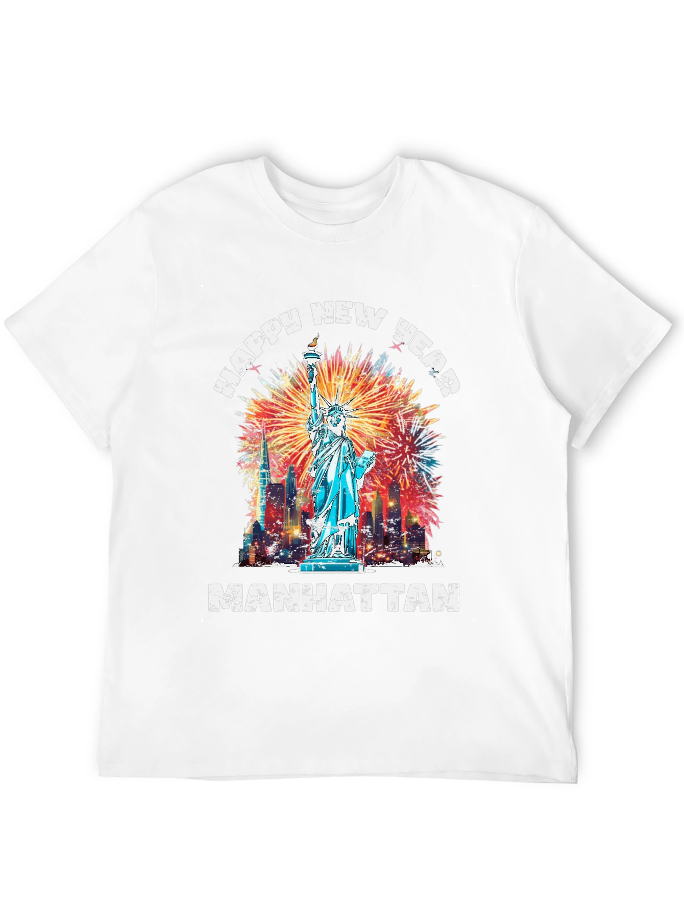 NY Happy New Year Manhattan T-Shirt
