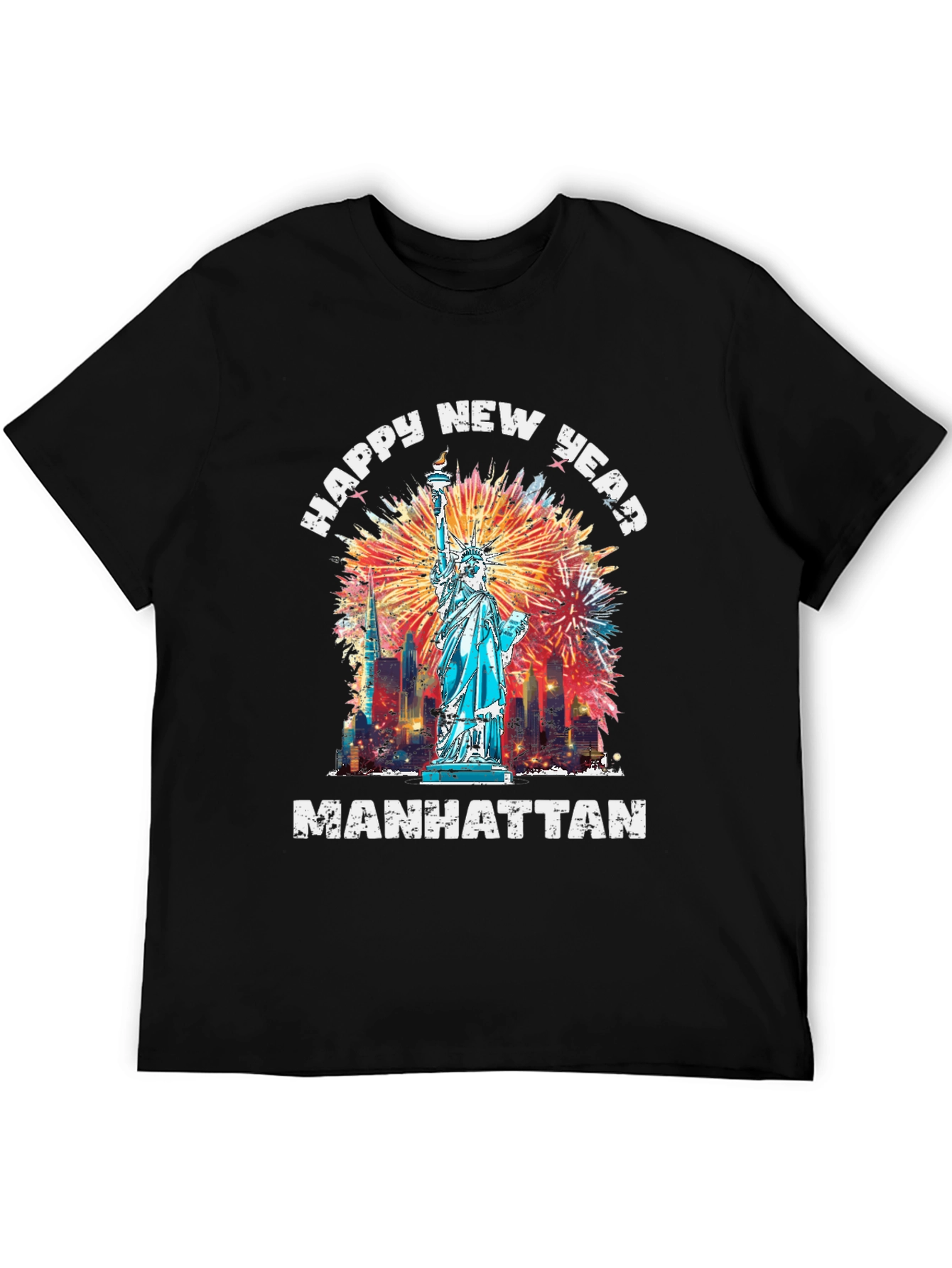 NY Happy New Year Manhattan T-Shirt