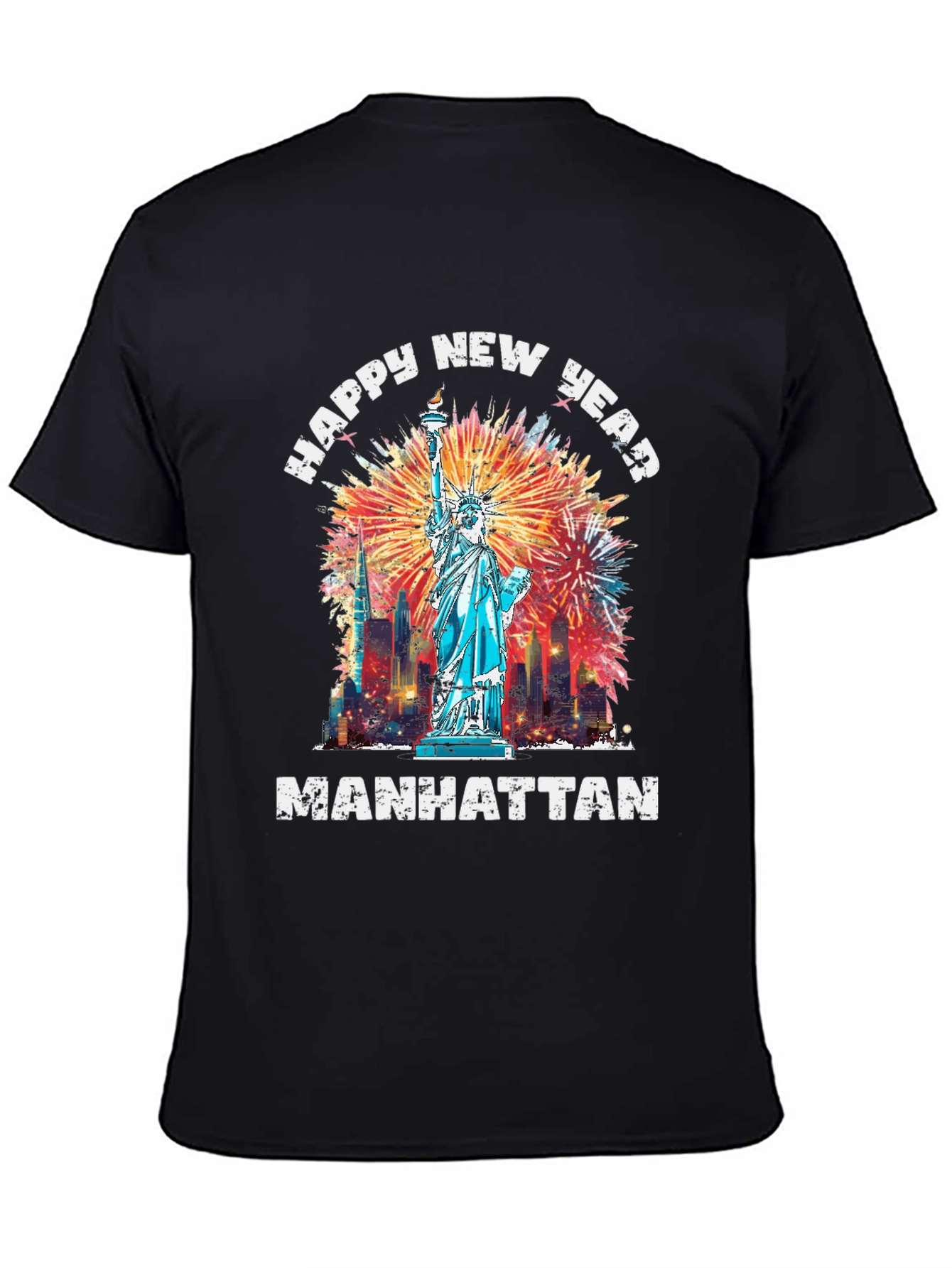 NY Happy New Year Manhattan T-Shirt