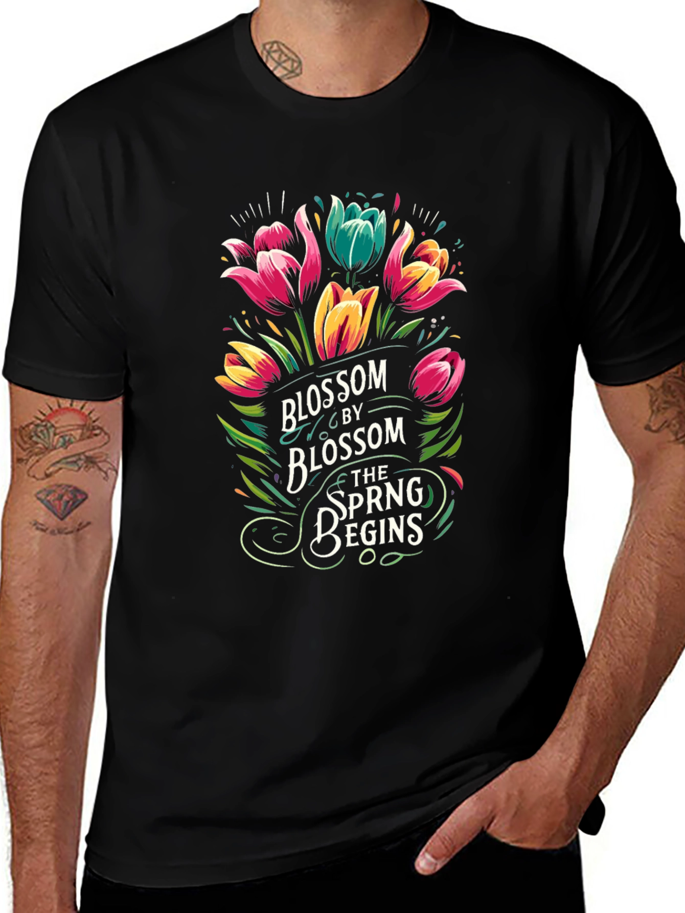 Floral Spring T-Shirt - Blossom by Blossom Design