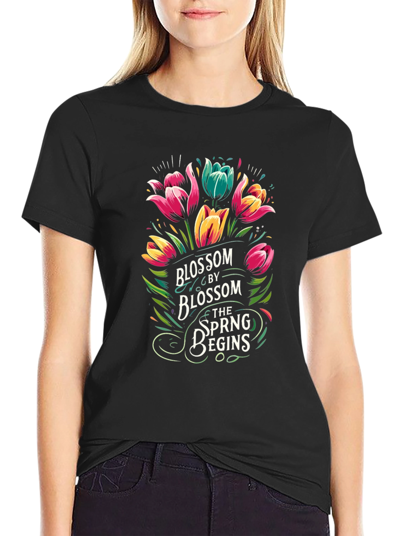 Floral Spring T-Shirt - Blossom by Blossom Design