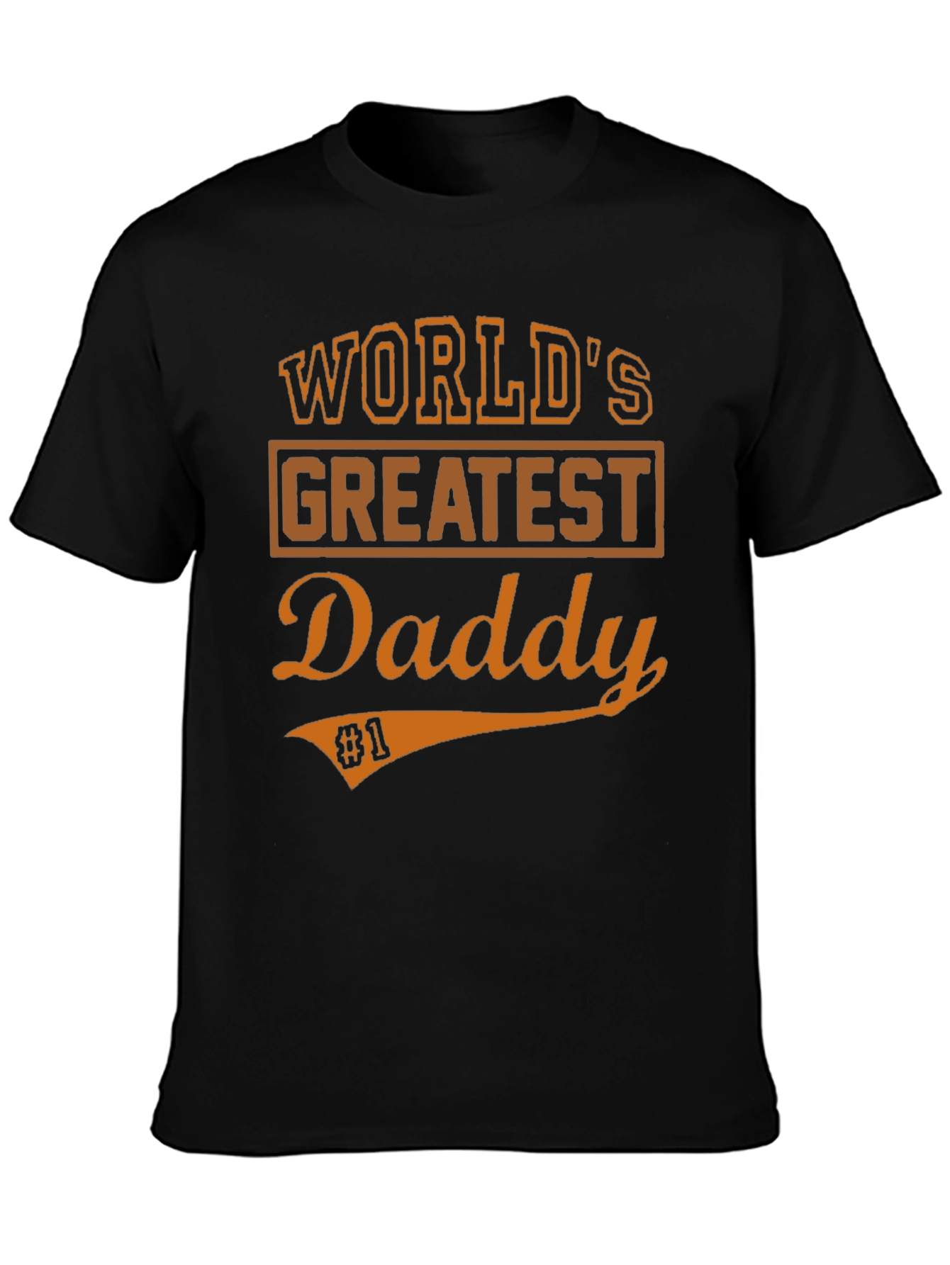 Worlds Greatest Daddy T-Shirt - Black