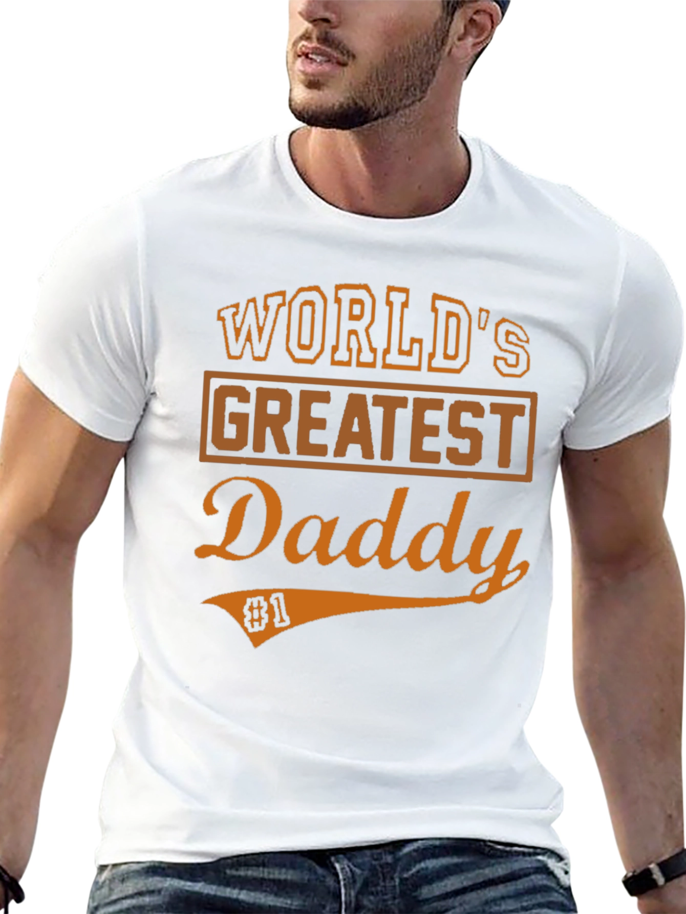 Worlds Greatest Daddy T-Shirt - Black