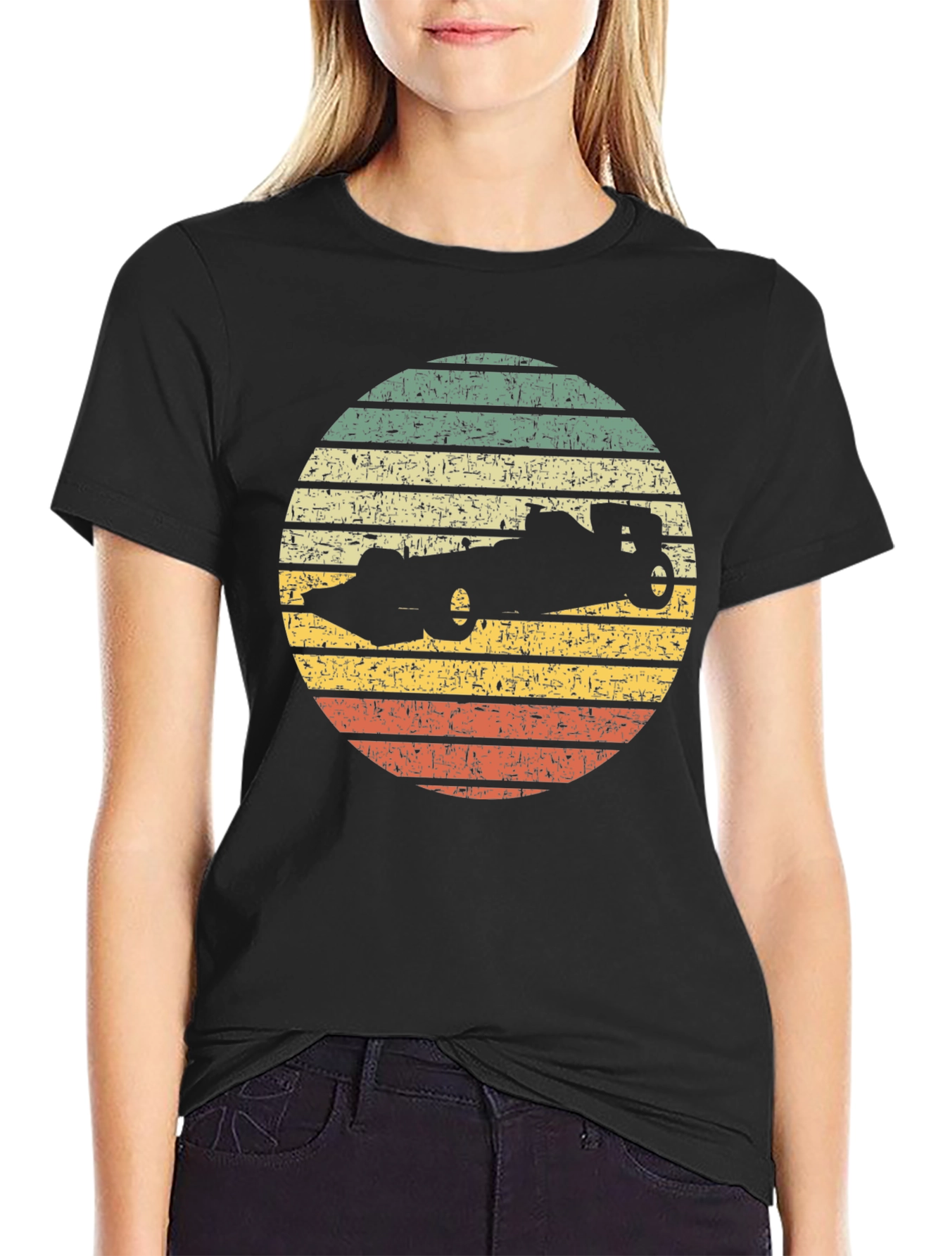Retro Formula 1 Racing Car Graphic Tee