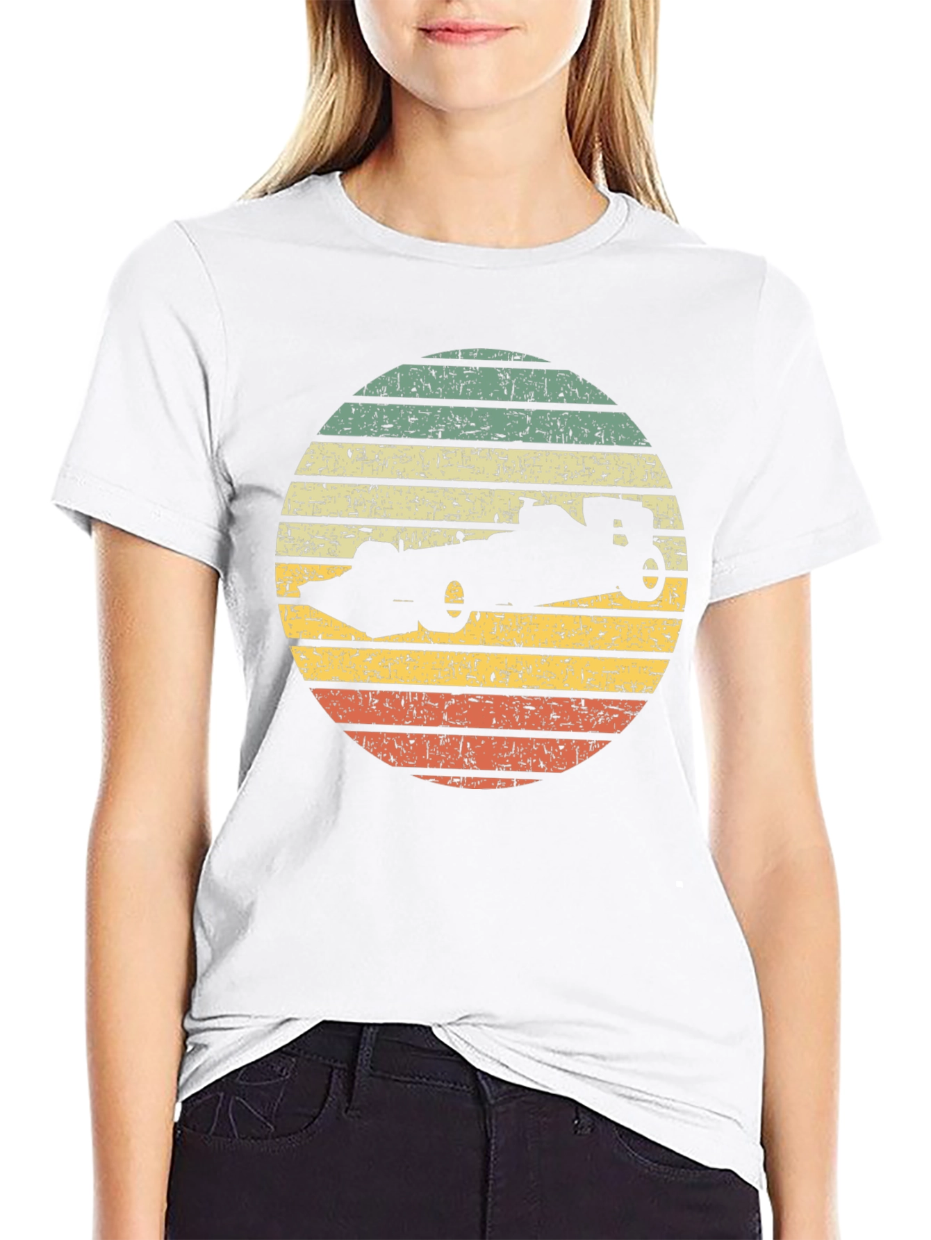 Retro Formula 1 Racing Car Graphic Tee