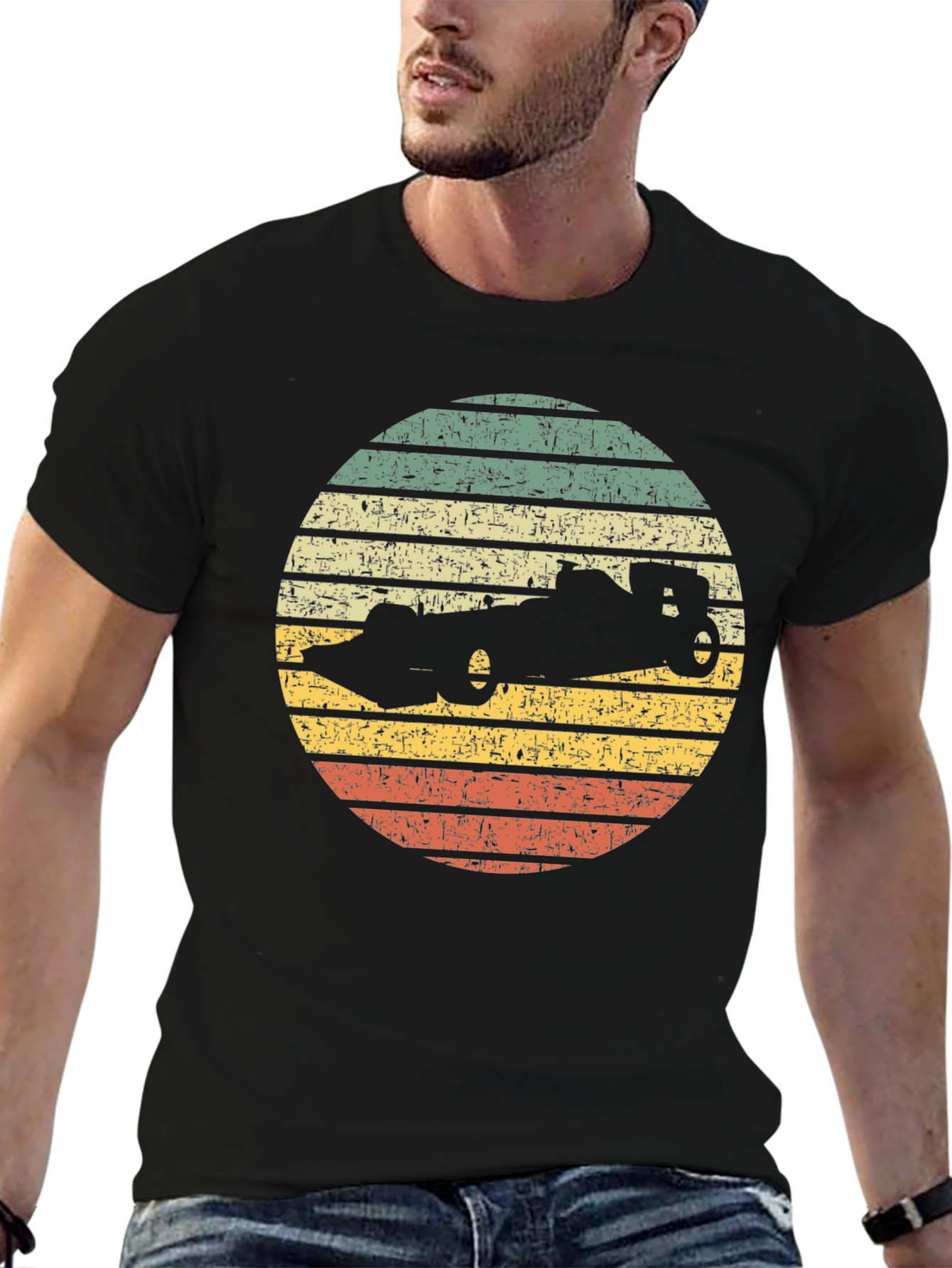 Retro Formula 1 Racing Car Graphic Tee