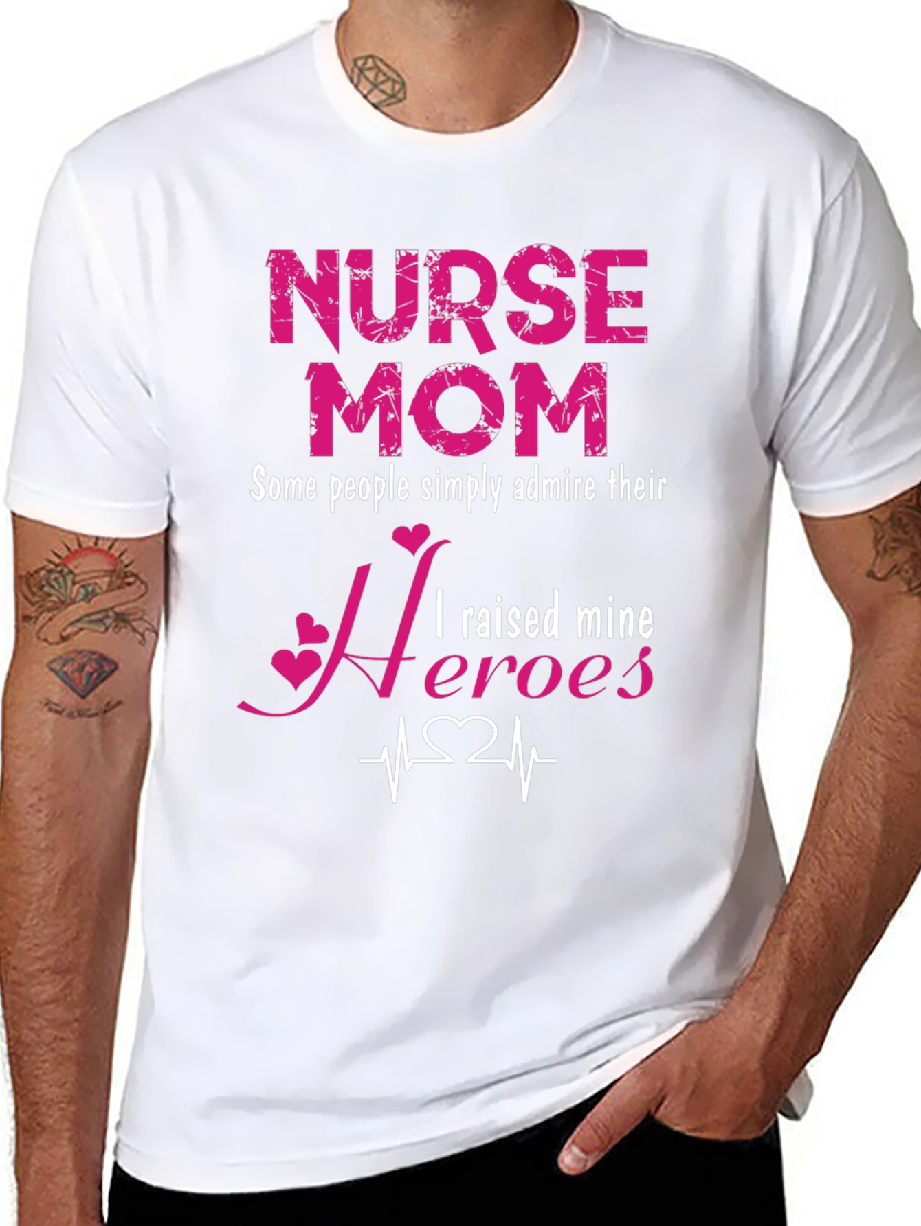Nurse Mom Heroes T-Shirt