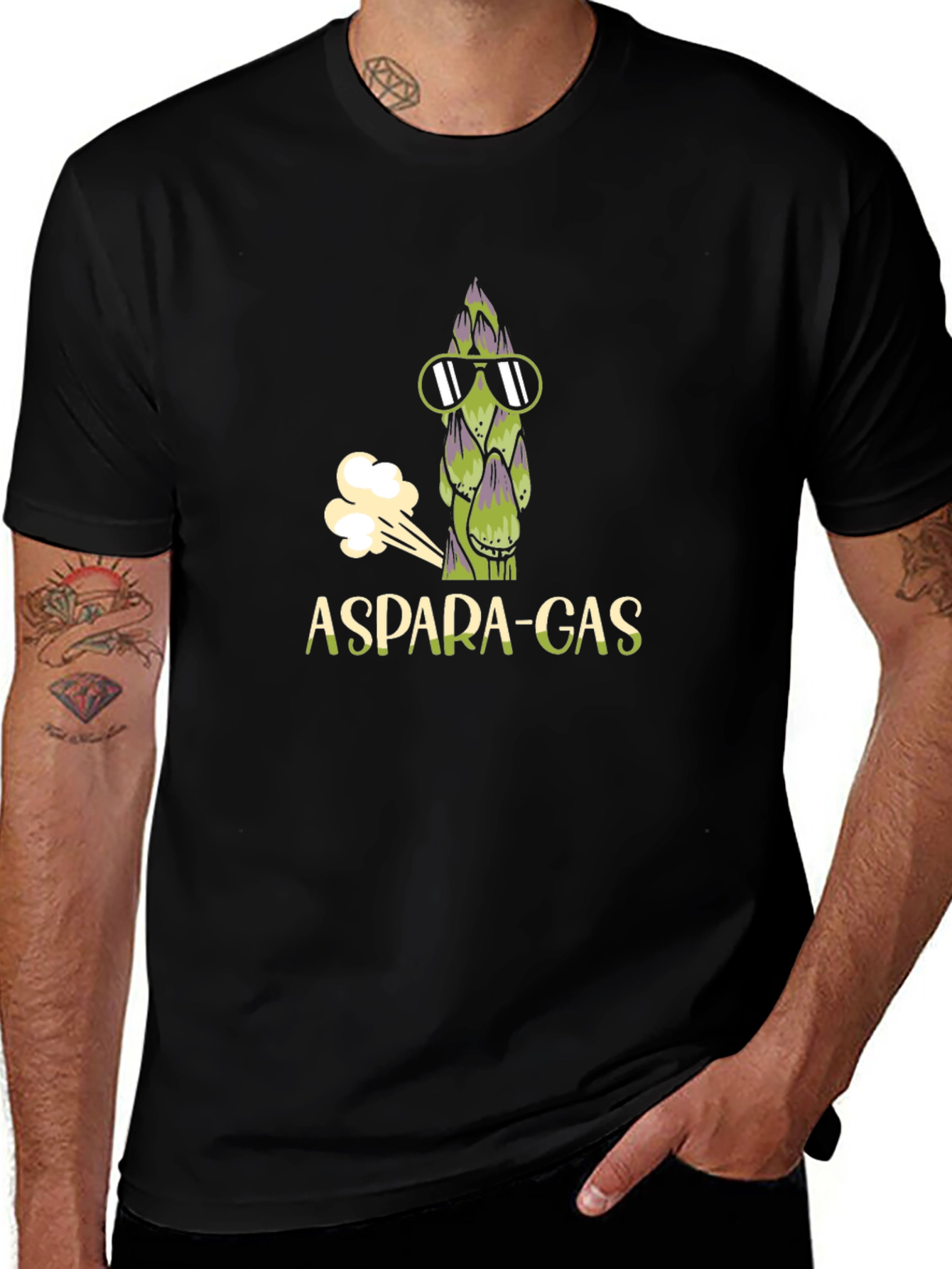 Aspara-Gas Funny Graphic Tee
