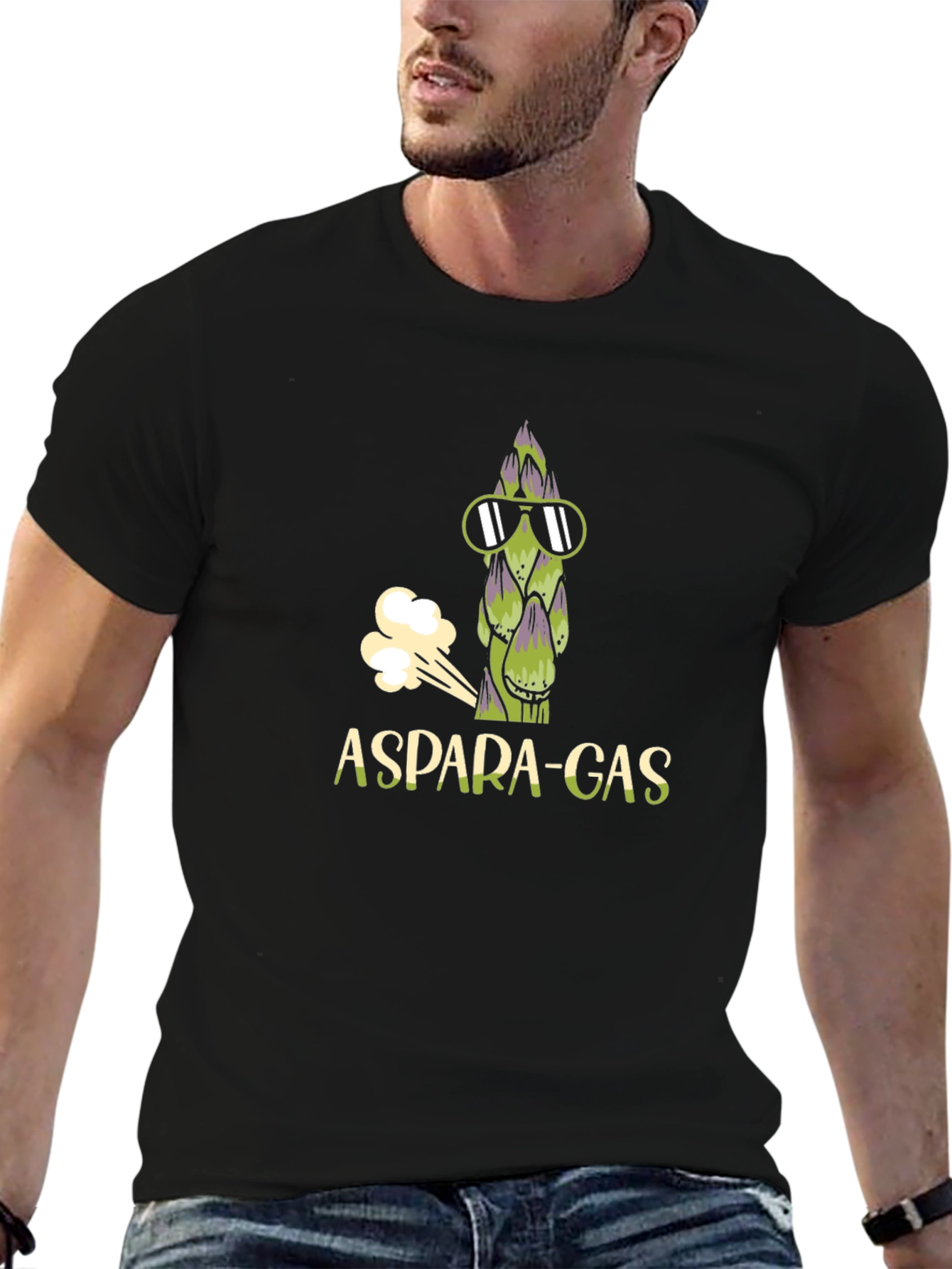 Aspara-Gas Funny Graphic Tee
