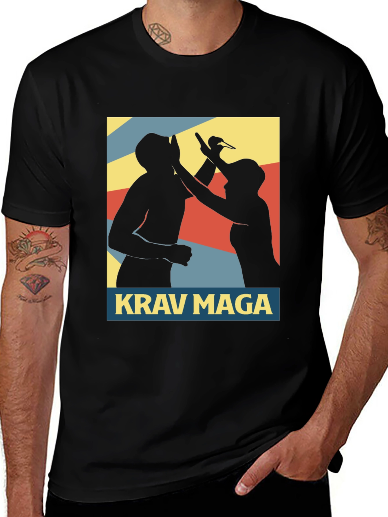 Krav Maga Martial Arts Graphic Tee