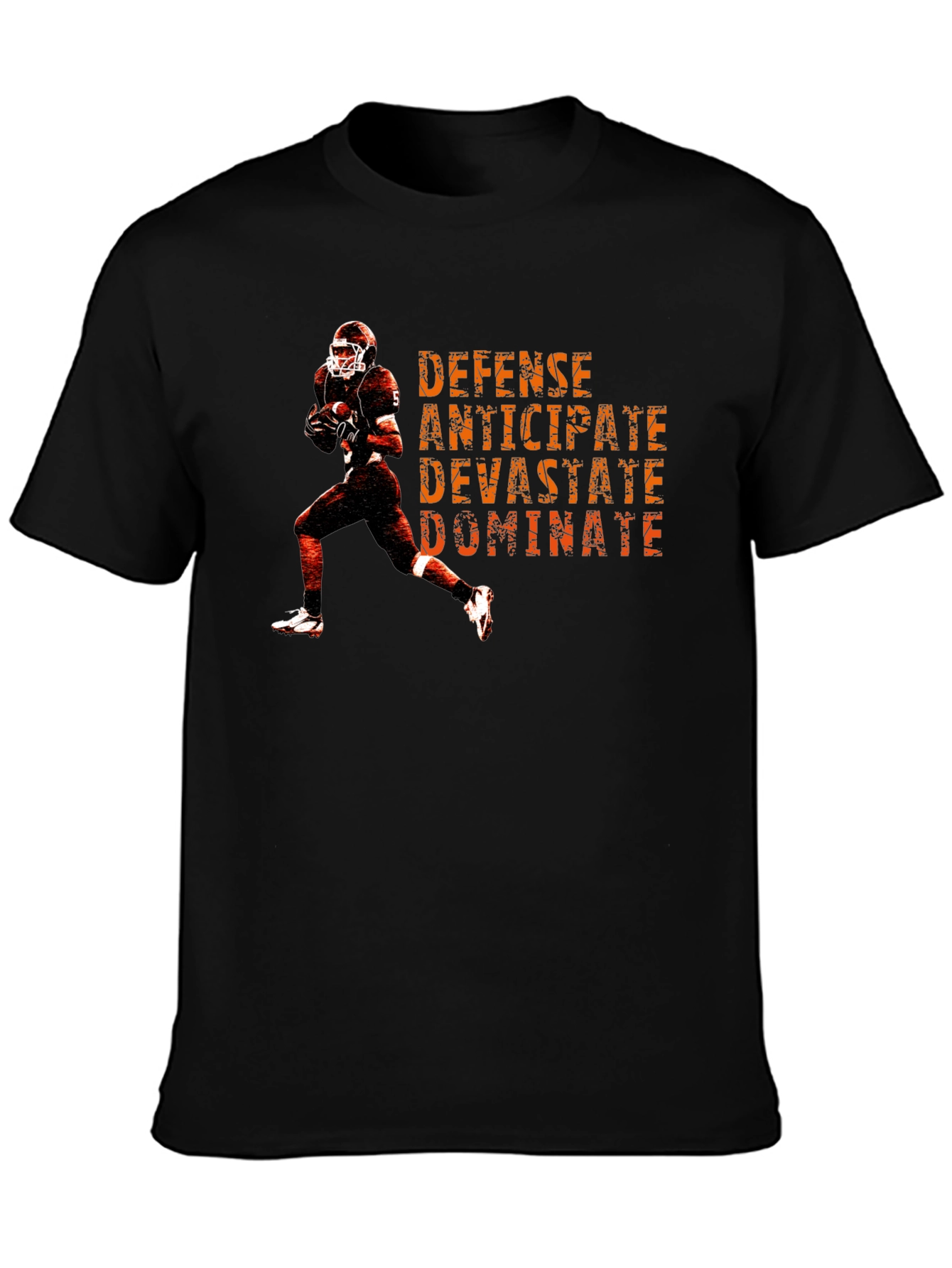 Football Defense Graphic T-Shirt
