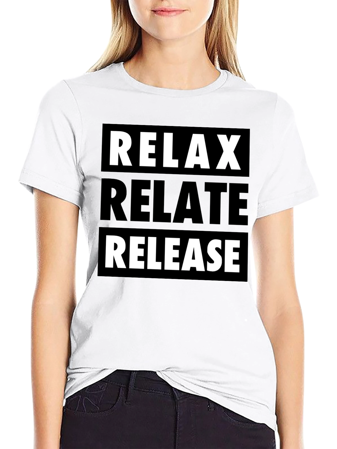 Relax Relate Release Graphic Tee