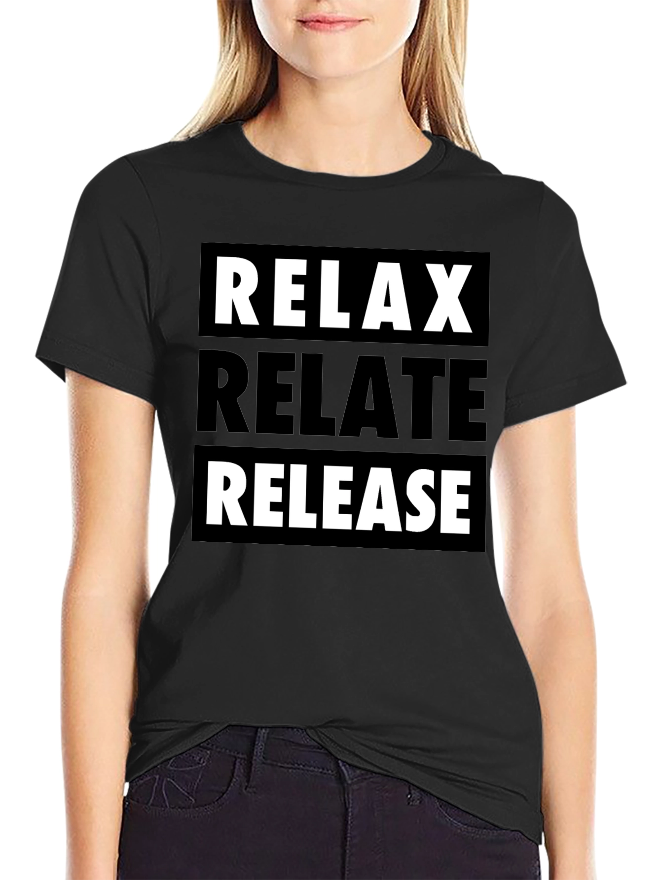 Relax Relate Release Graphic Tee