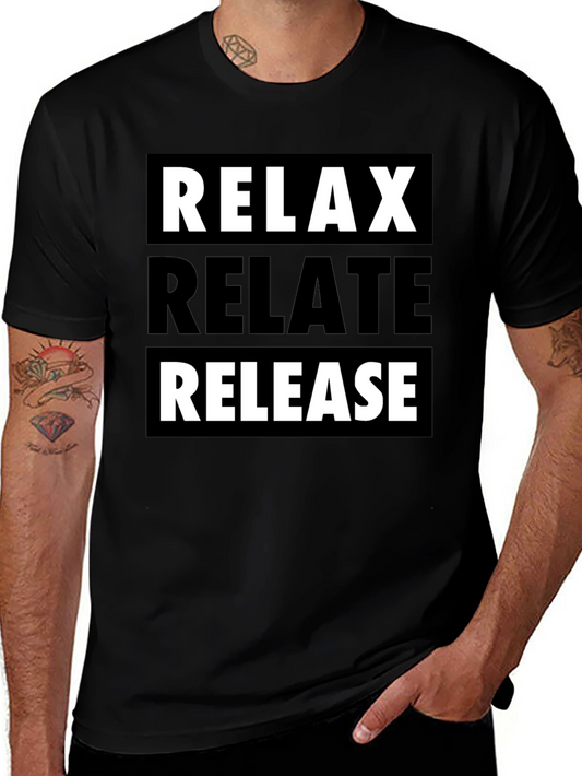 Relax Relate Release Graphic Tee