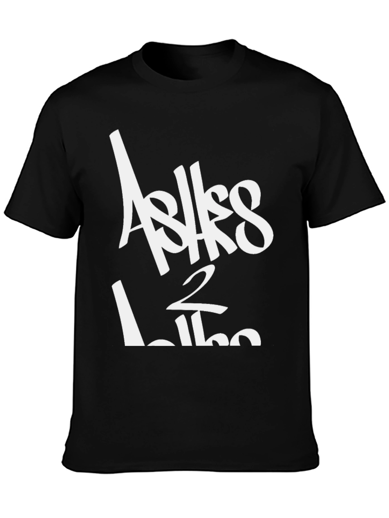 Ashes 2 Ashes Black Graphic T-Shirt