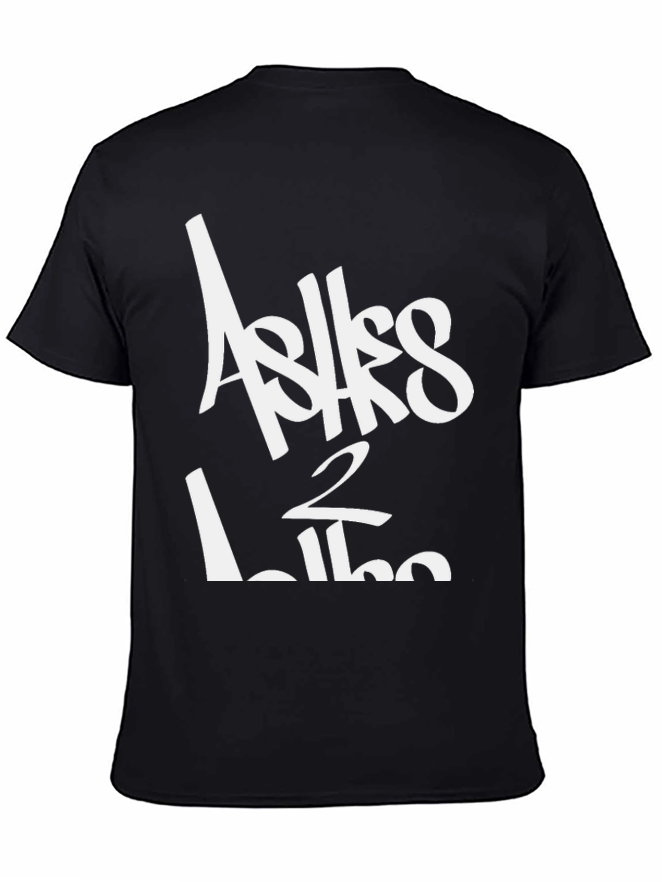 Ashes 2 Ashes Black Graphic T-Shirt