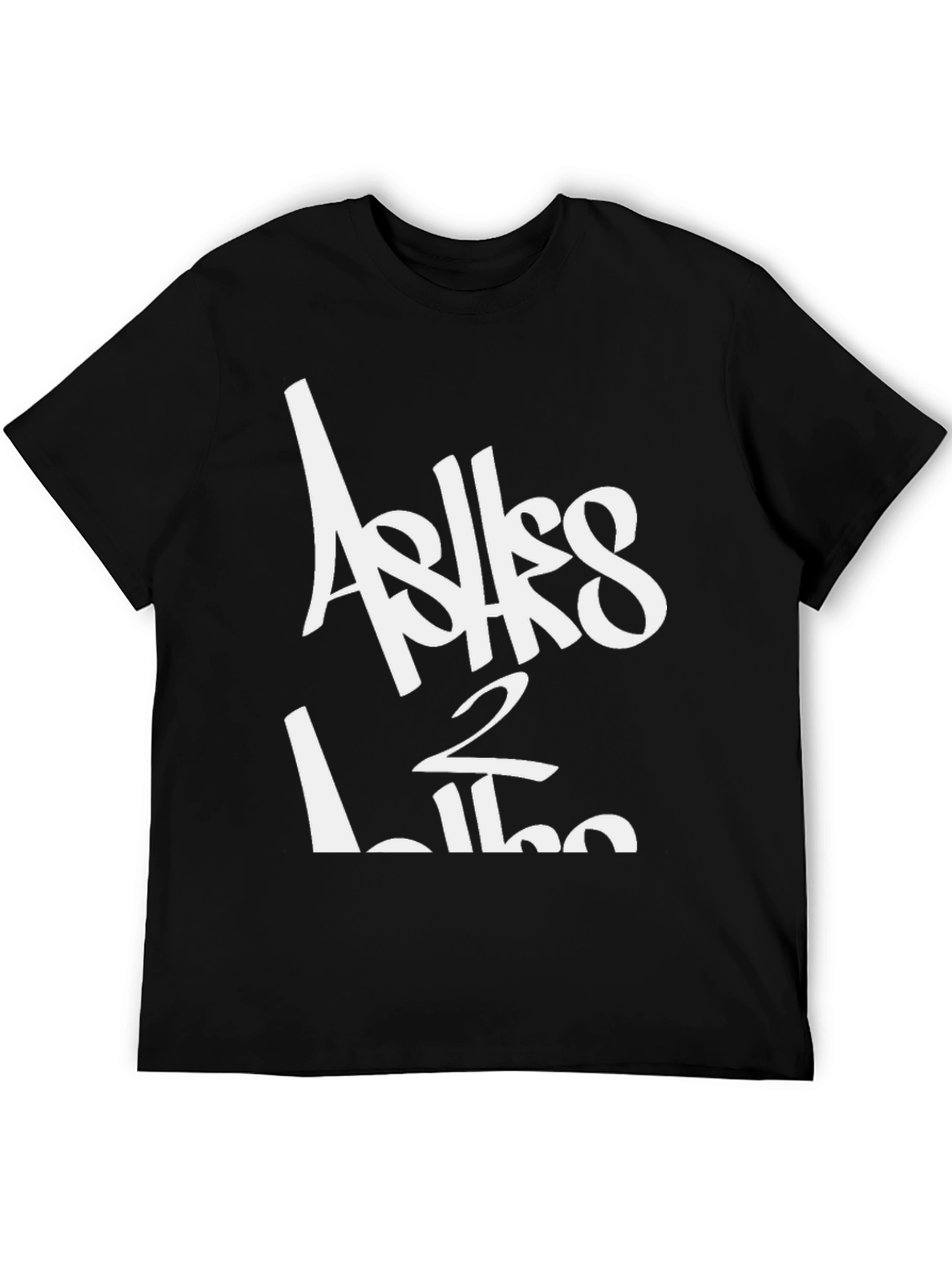Ashes 2 Ashes Black Graphic T-Shirt