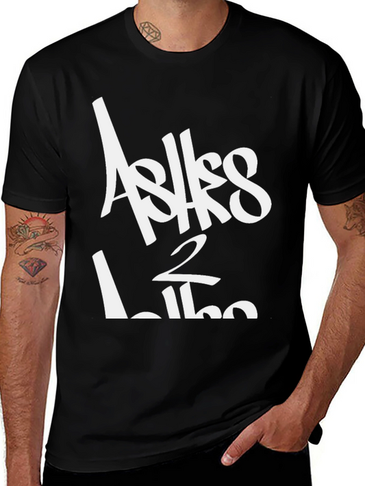 Ashes 2 Ashes Black Graphic T-Shirt
