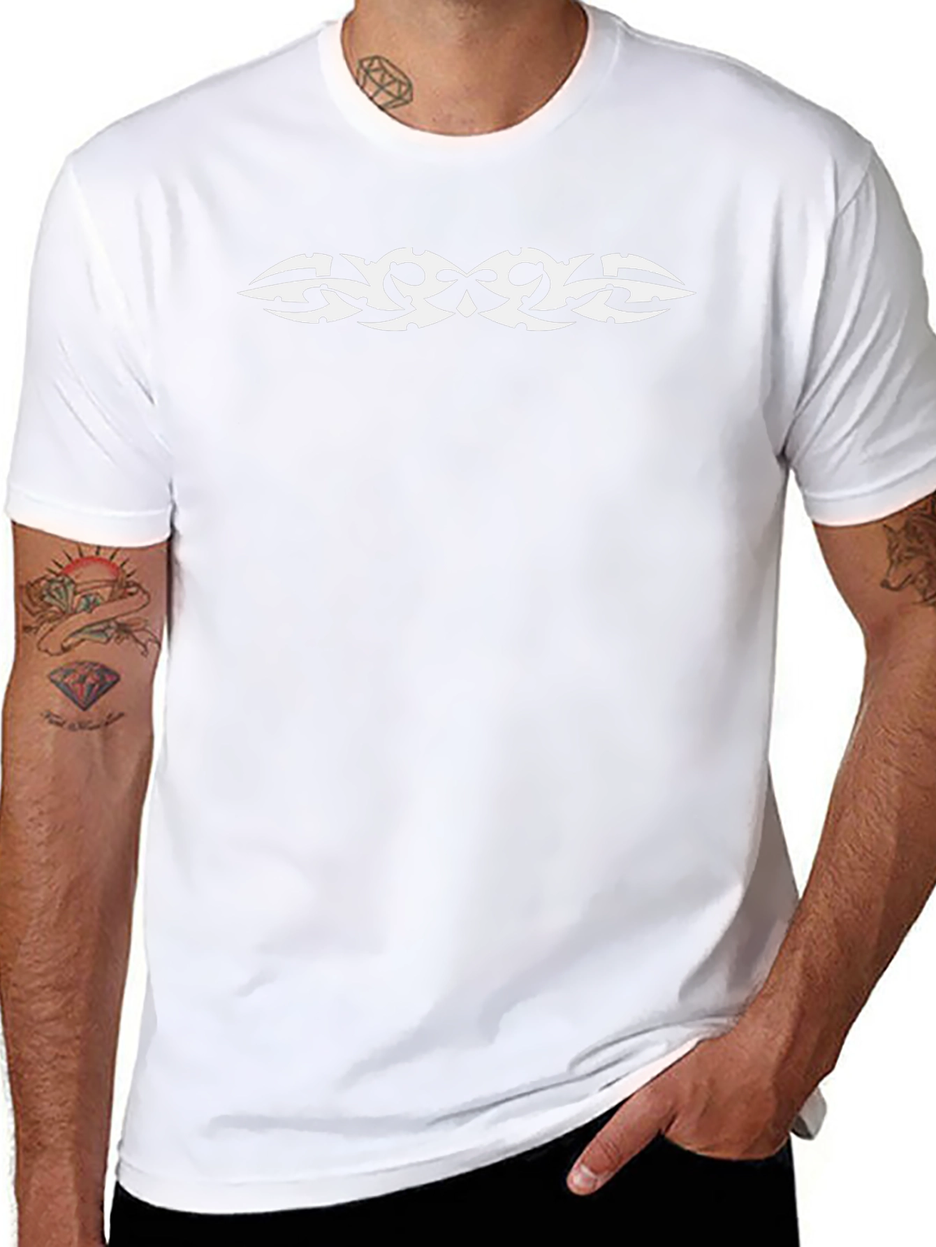 Tribal Art Graphic Black T-Shirt
