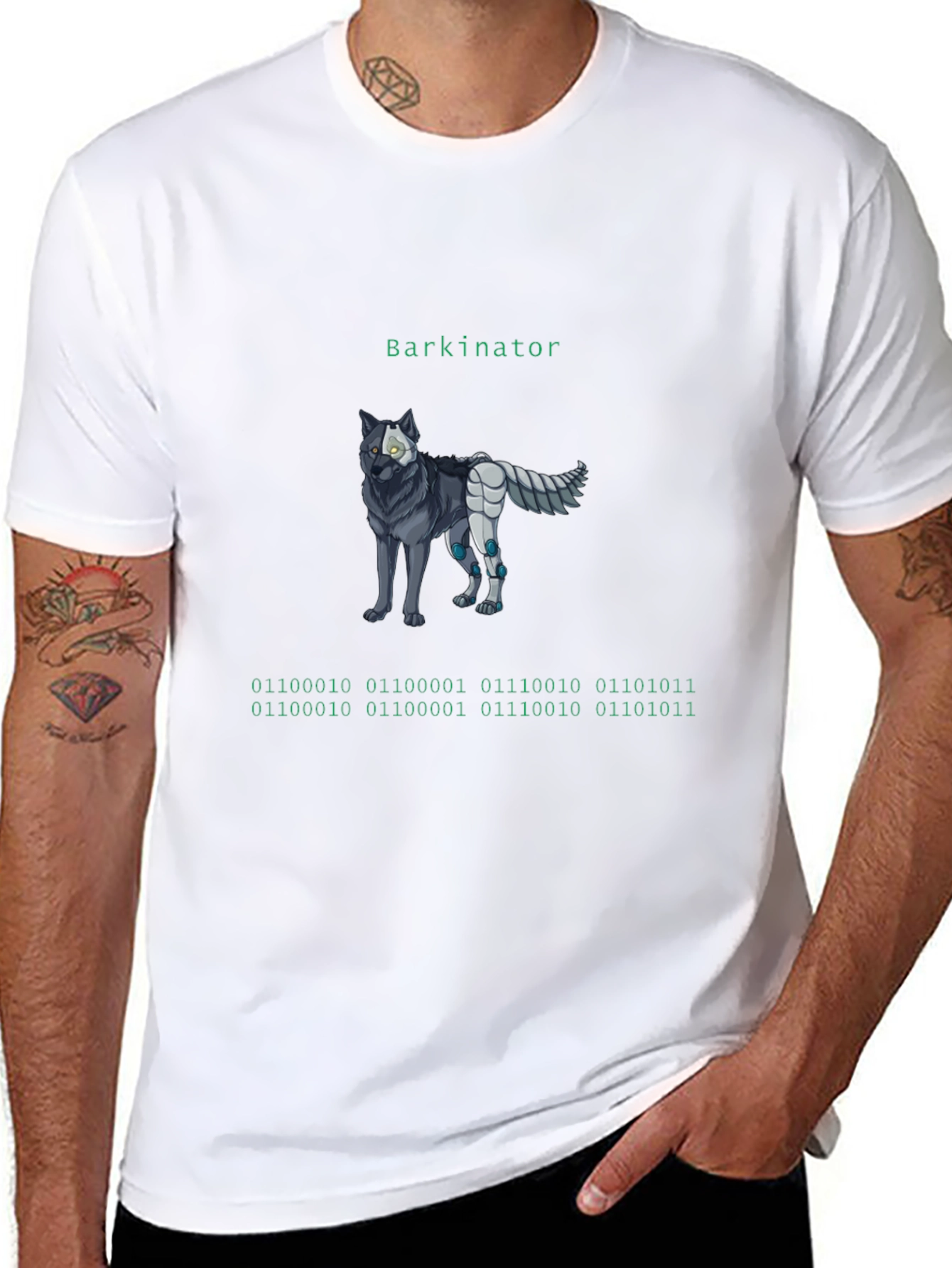 Barkinator Wolf Graphic T-Shirt